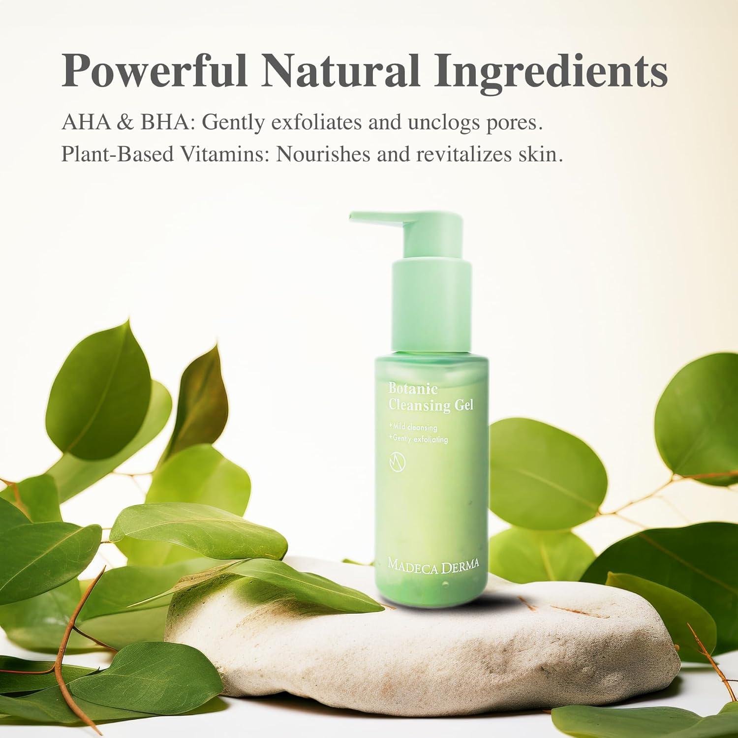 Gel Limpiador Botánico Madeca DERMA 100 ml - pH Equilibrante