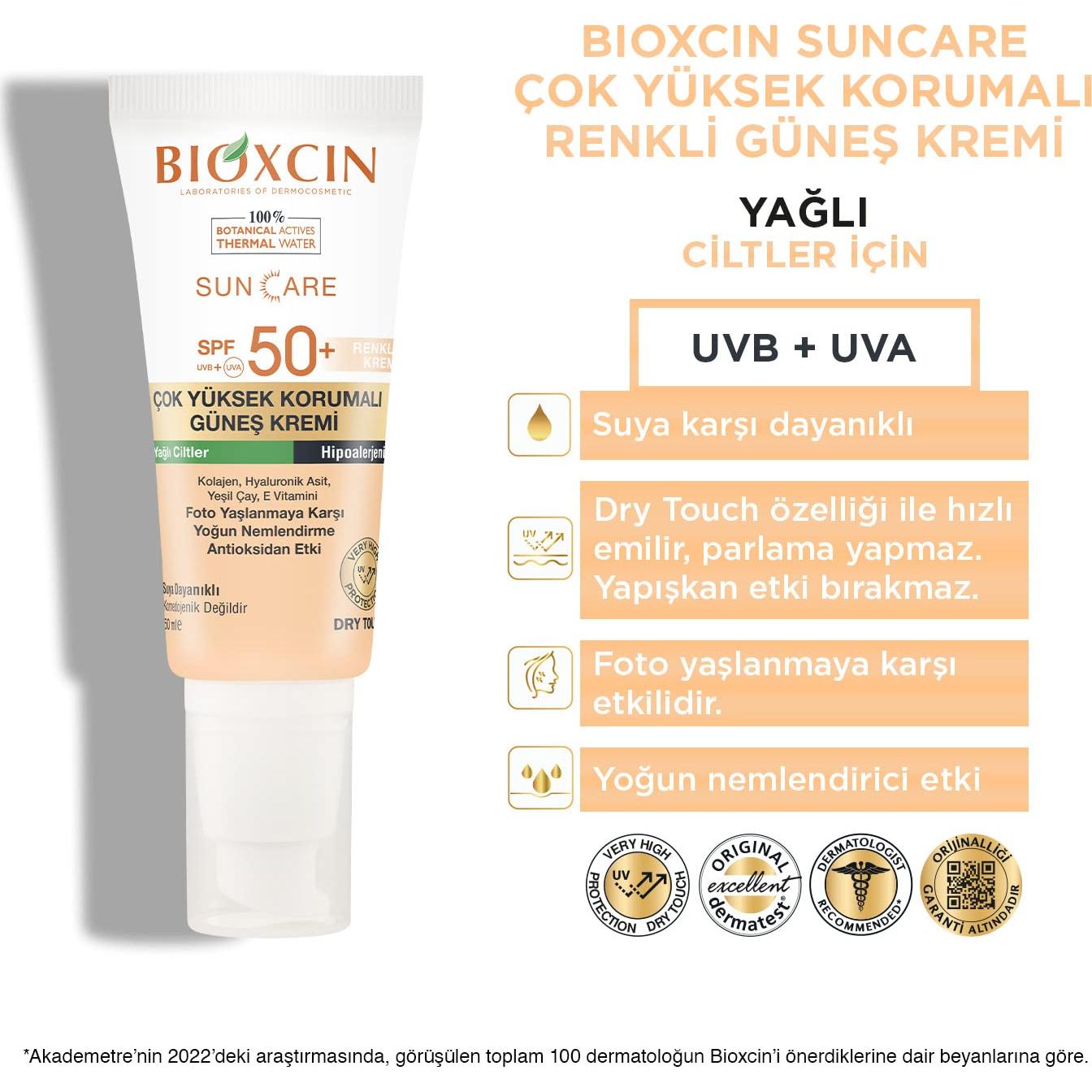 Bioxcin Protector Solar SPF 50+ Piel Grasa 50 ml