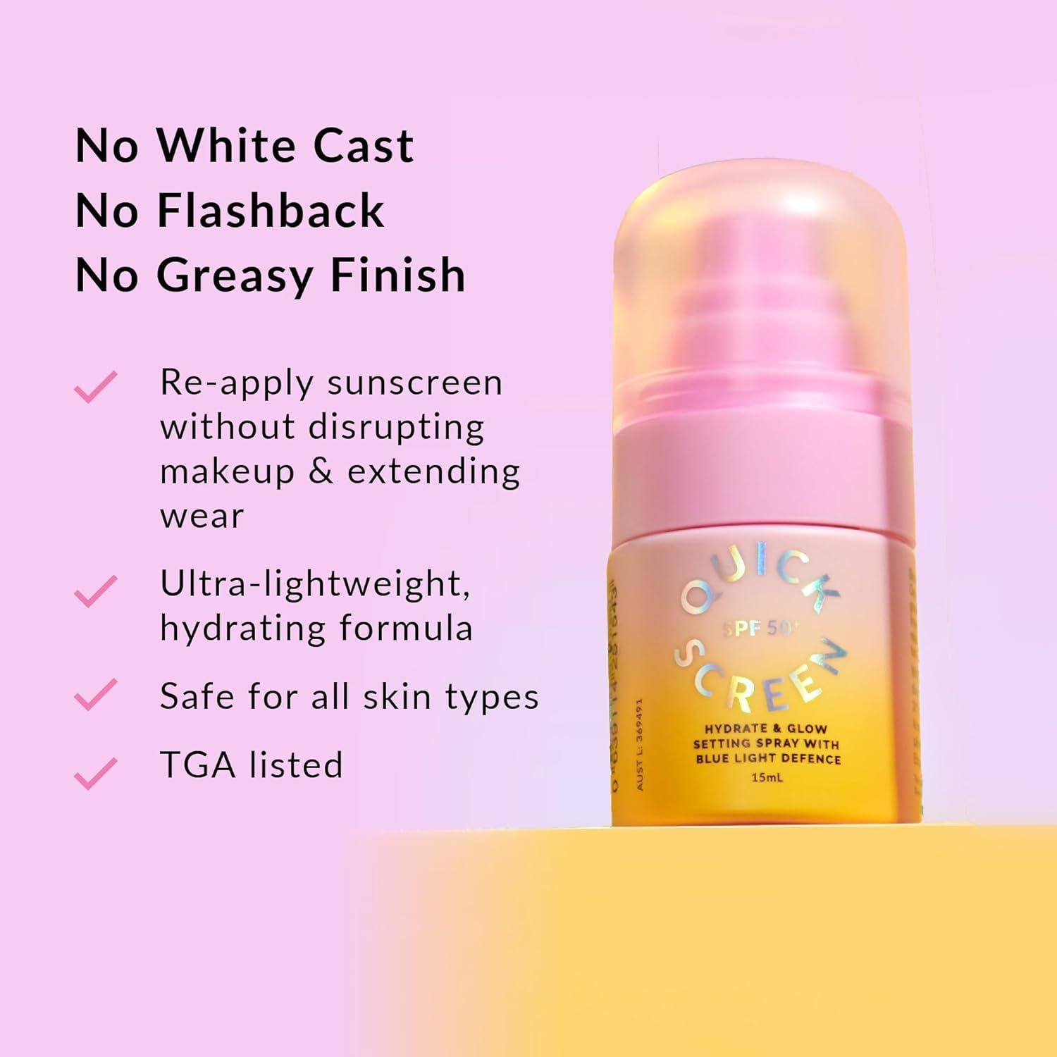 Protector Solar 3-en-1 The Quick Flick SPF 50+ 15ml