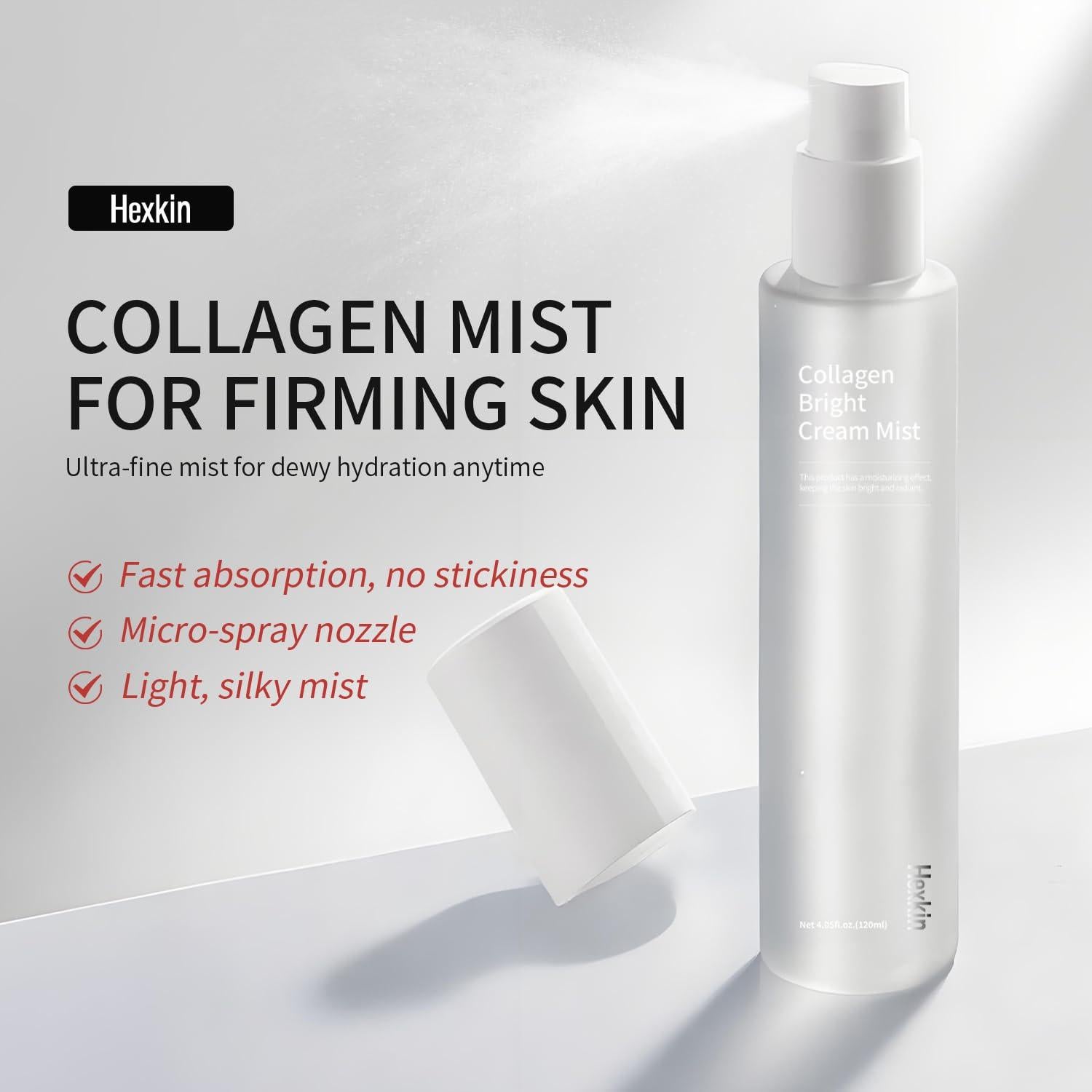 Sérum Facial en Spray Hexkin 120 ml Hidratante y Brillante