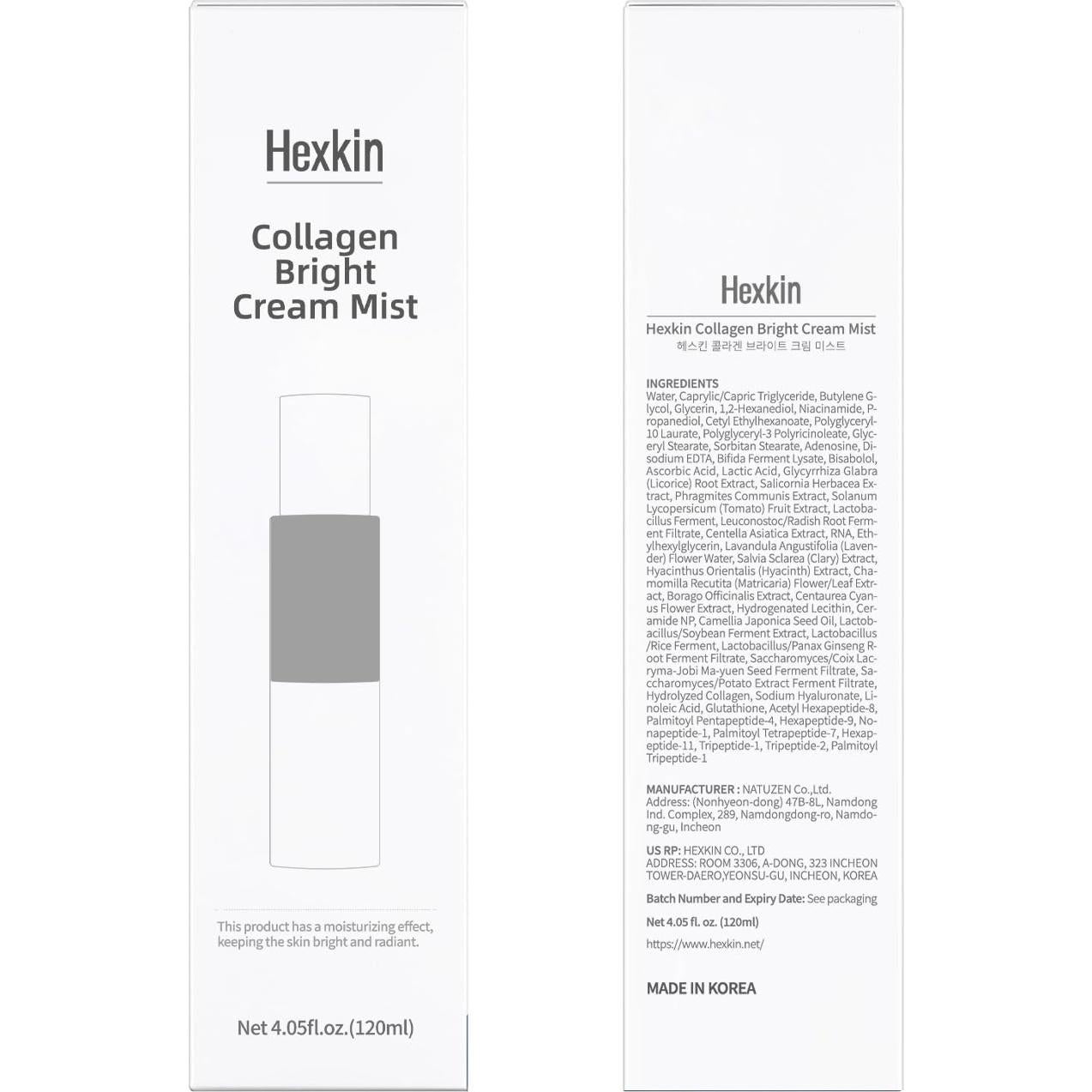 Sérum Facial en Spray Hexkin 120 ml Hidratante y Brillante