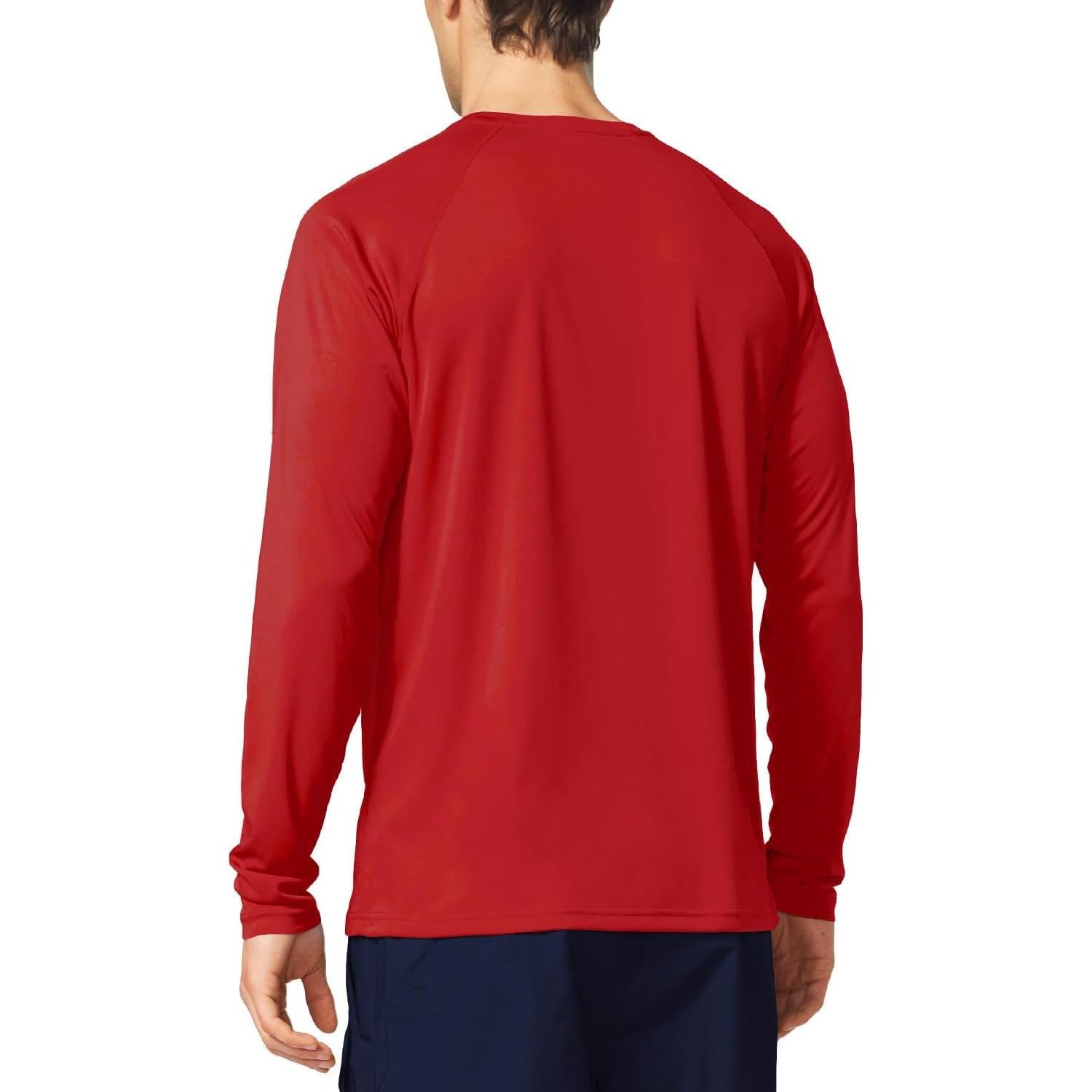 Camiseta de Protección Solar Baleaf para Hombre UPF 50+ Manga Larga