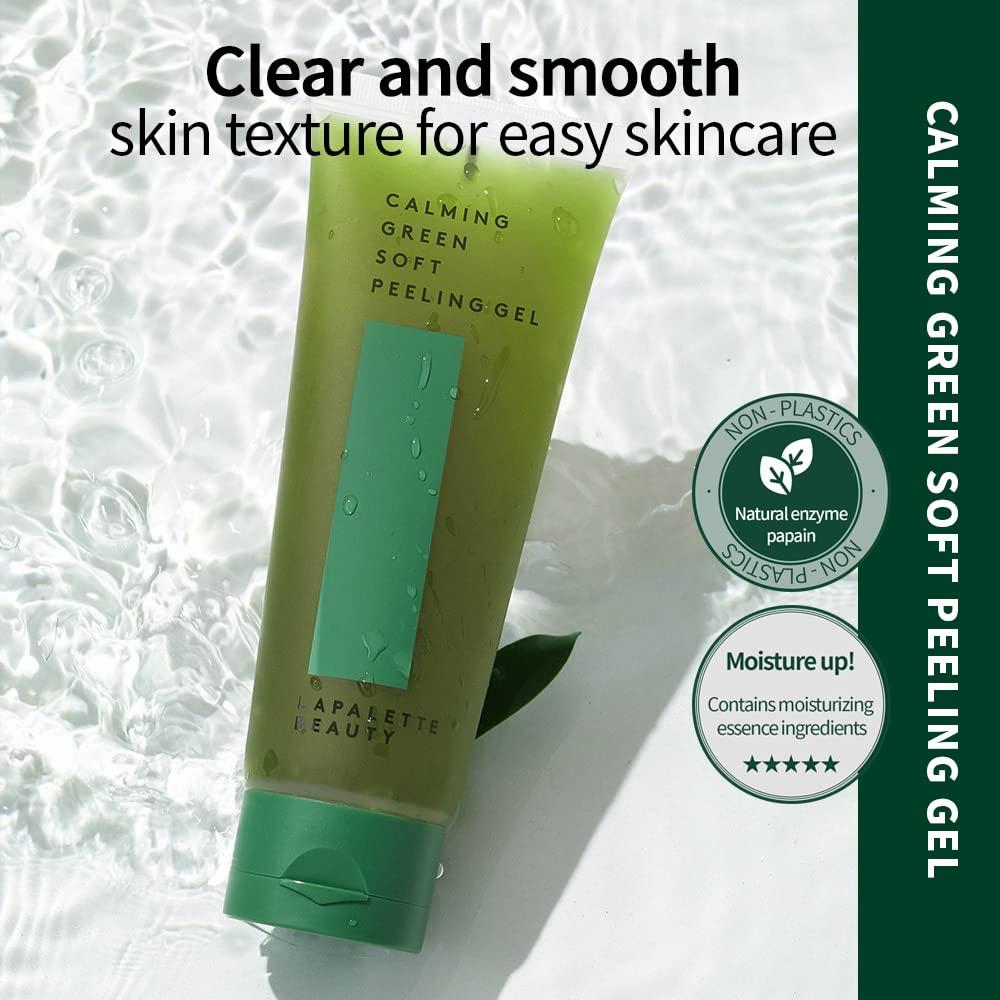 LAPALETTE Gel Exfoliante Suave 100 ml | Té Verde y Centella