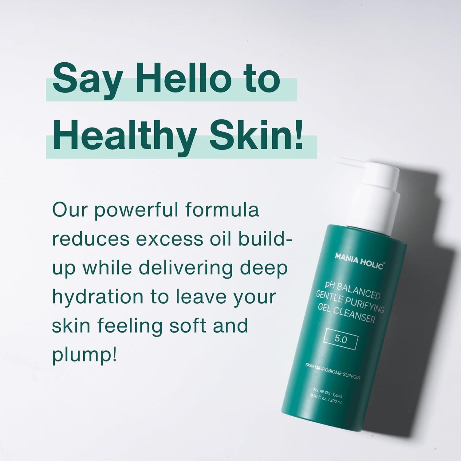 Gel Limpiador Facial Hidratante D.KIN 200 ml pH 5.0 Piel Seca