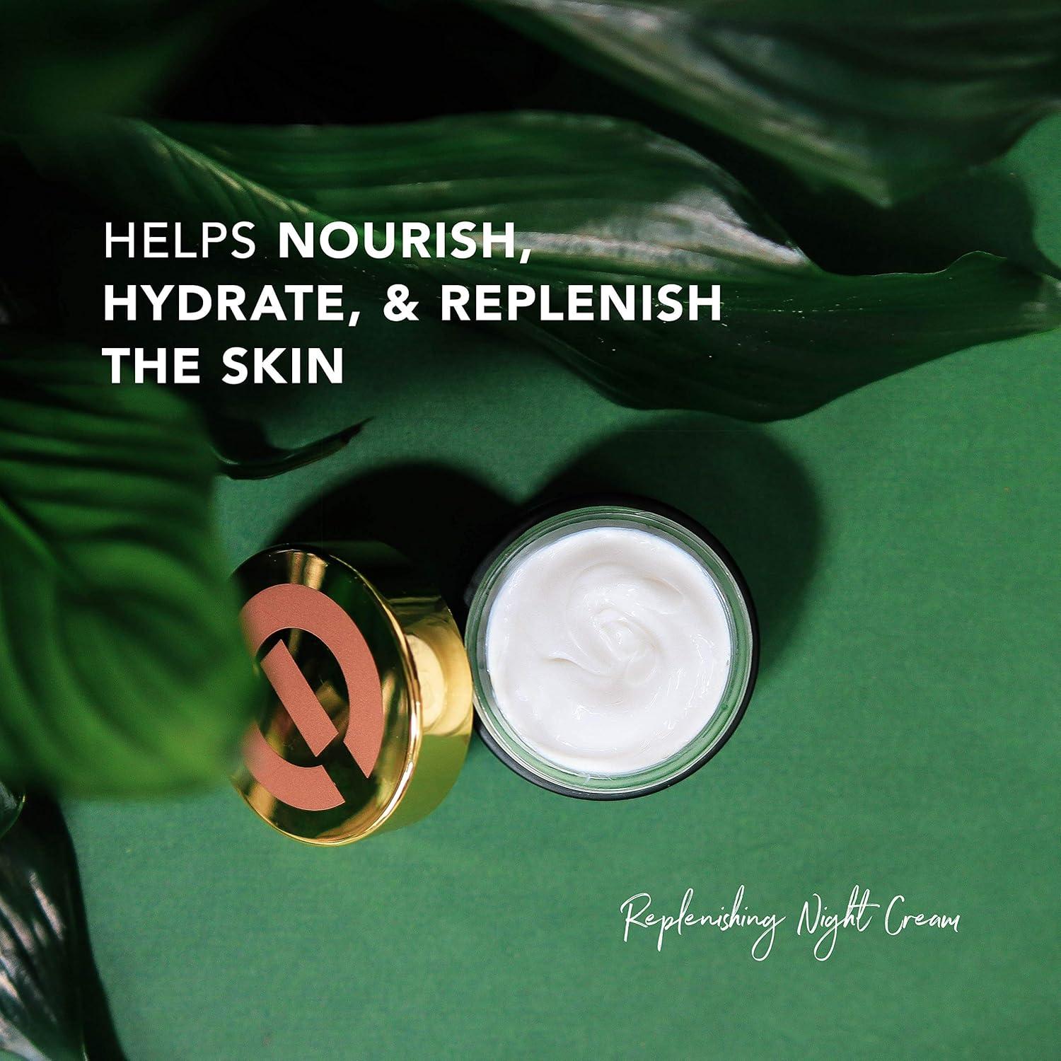 Crema de Noche Reponedora Elizabeth Grant 48g con Aceite de Cáñamo