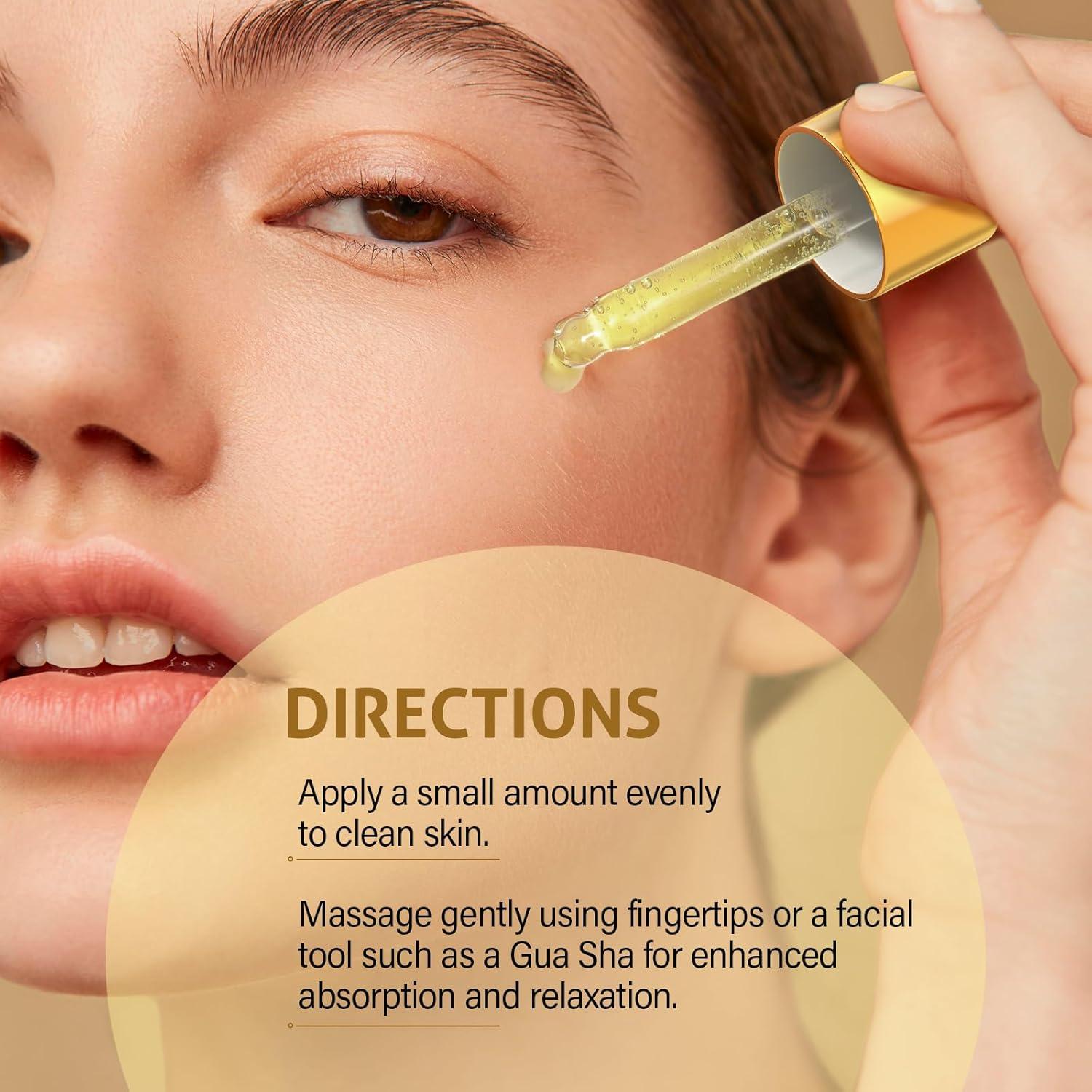 Aceite Facial Antienvejecimiento RIHAKO Cúrcuma y Rosa Mosqueta 181g