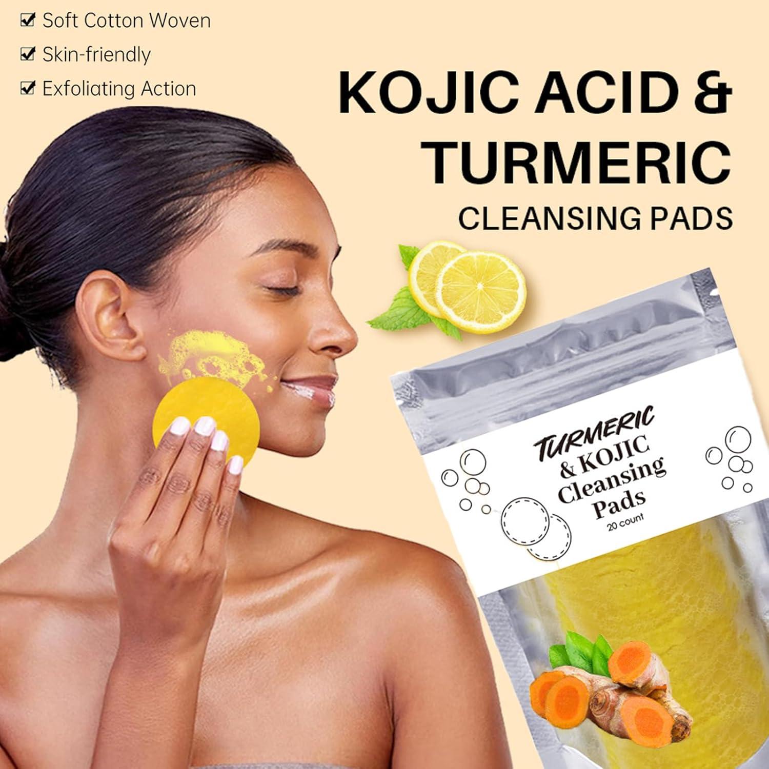 Juego de Cuidado Facial de Cúrcuma 4 Piezas DENESTUP