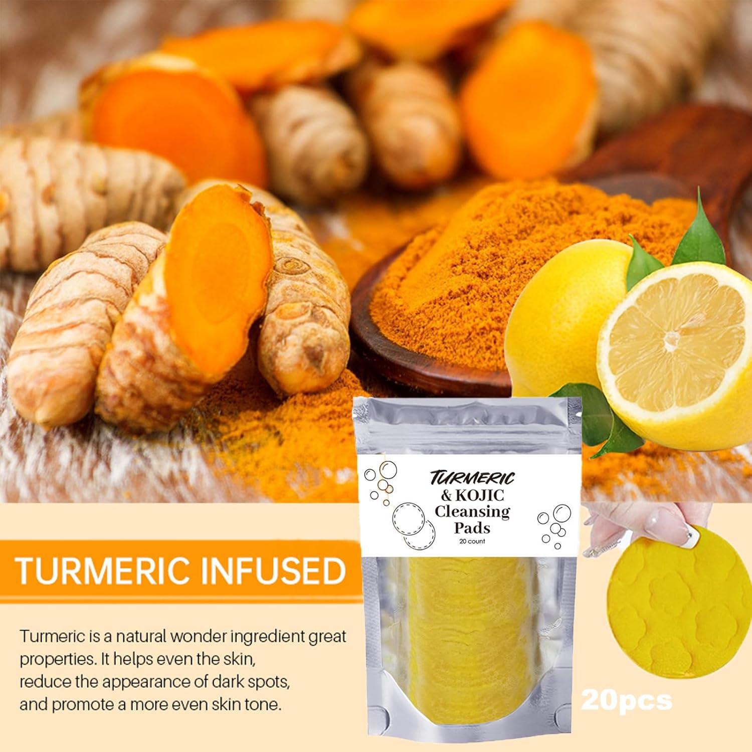 Juego de Cuidado Facial de Cúrcuma 4 Piezas DENESTUP