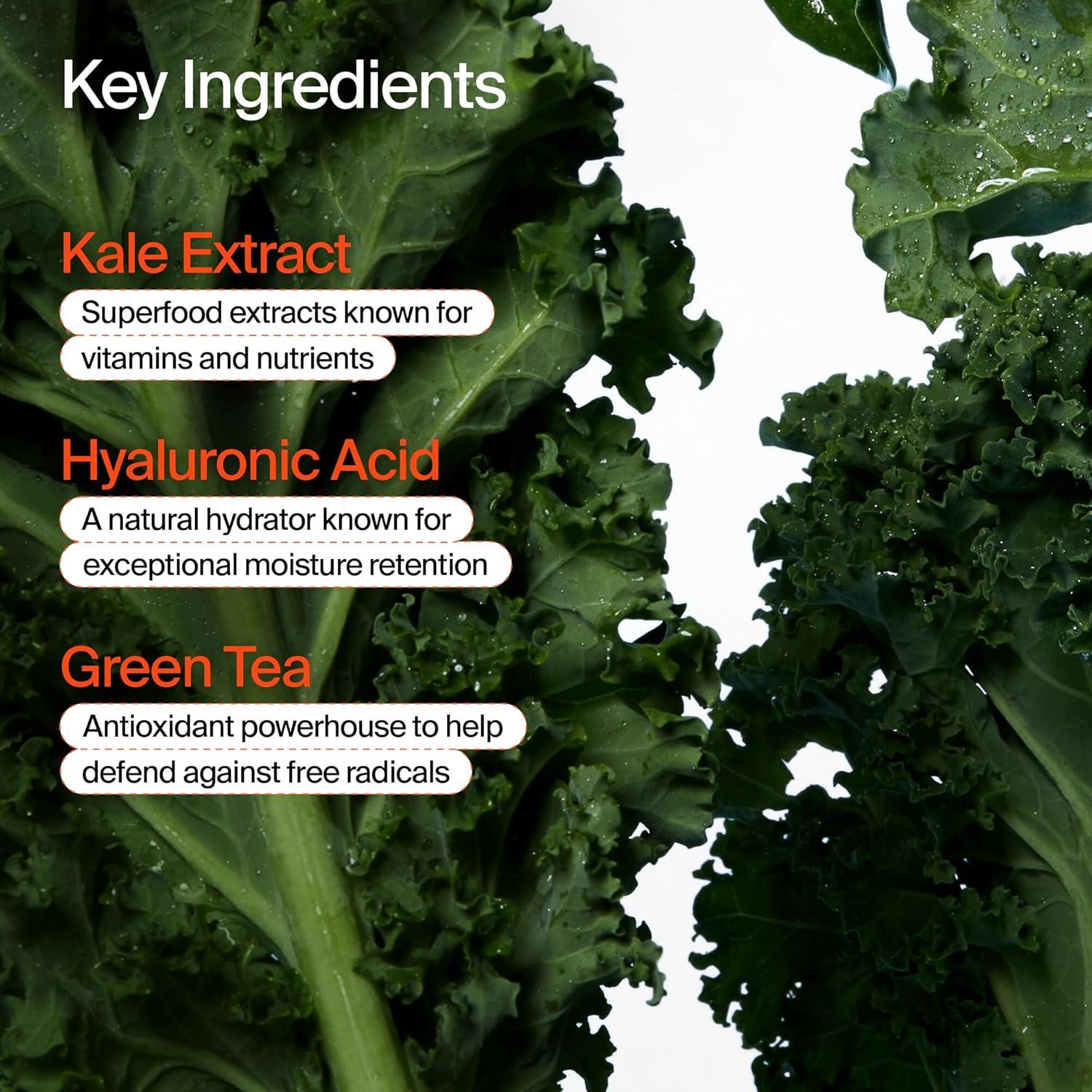 Kit de Cuidado Facial Youth To The People - Limpiador Exfoliante Suave 142g + Hidratante 56g + Suero 28g