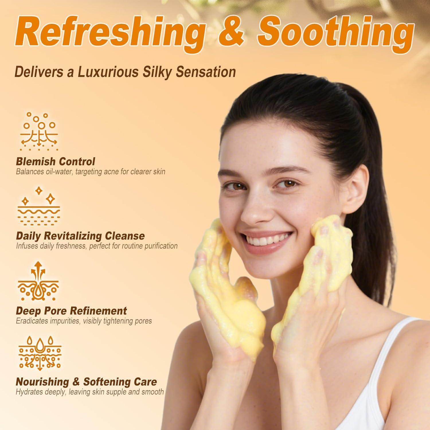 Juego de Cuidado de Piel de Cúrcuma Amdele - 4 Piezas