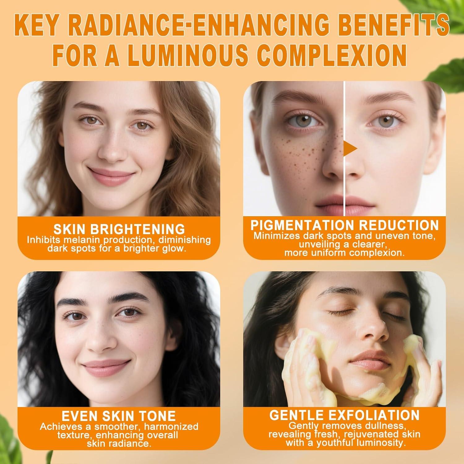 Juego de Cuidado de Piel de Cúrcuma Amdele - 4 Piezas