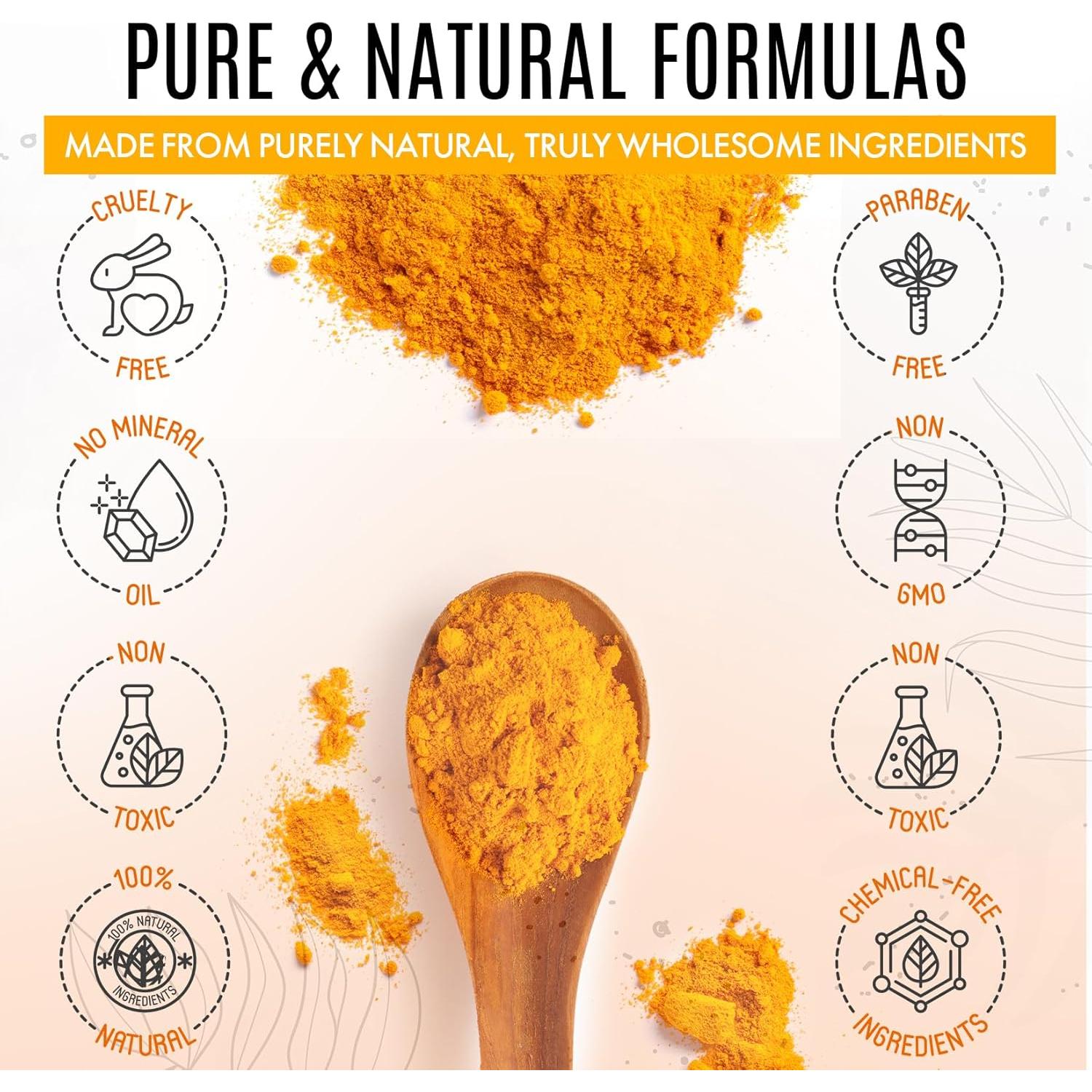 Loción Corporal de Cúrcuma Healov - Iluminadora y Hidratante 308g