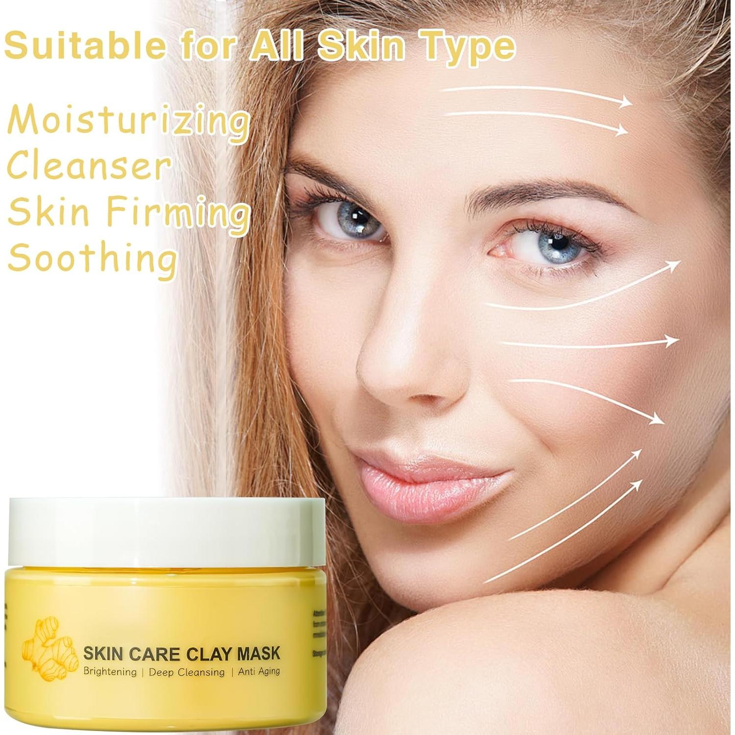 Kit de Cuidado Facial MR.A con Mascarilla y Aceite de Cúrcuma