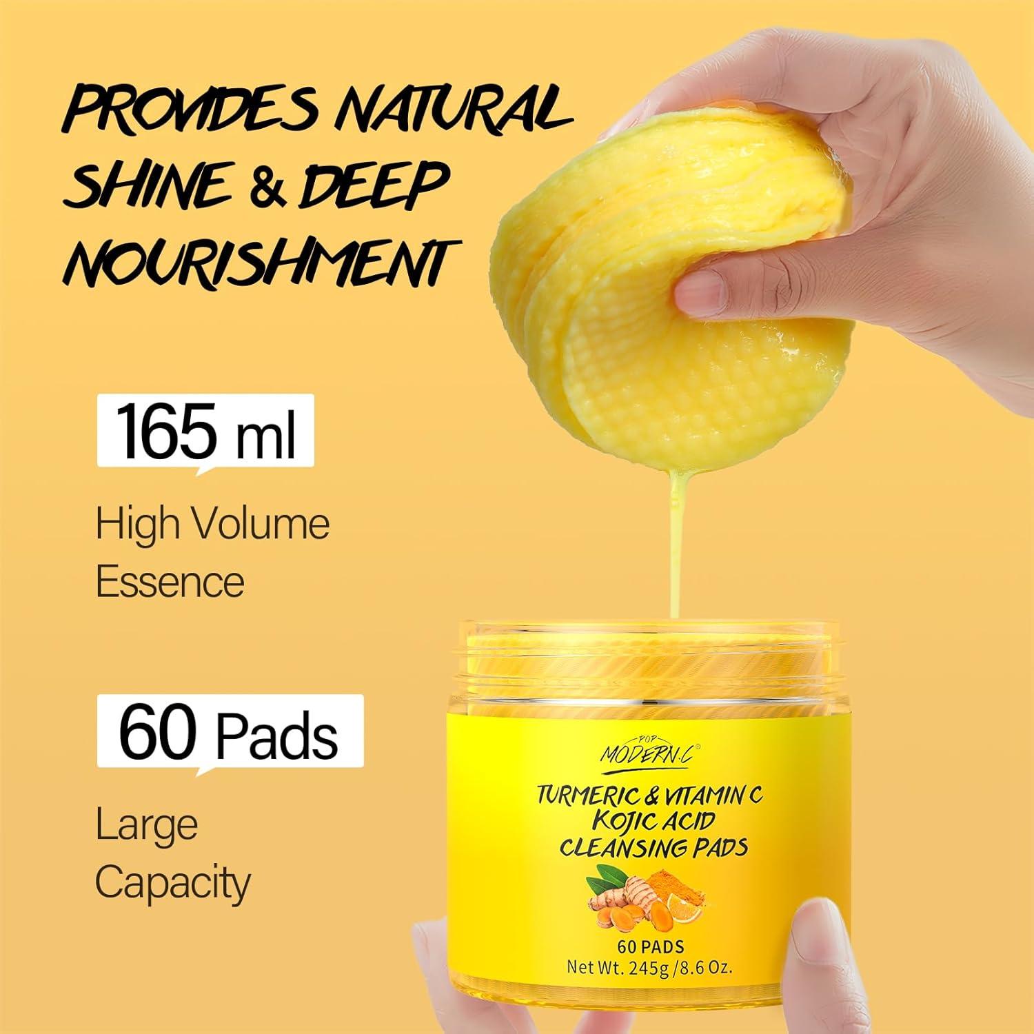 Discos Limpiadores Exfoliantes Kóji y Cúrcuma 60 Pcs