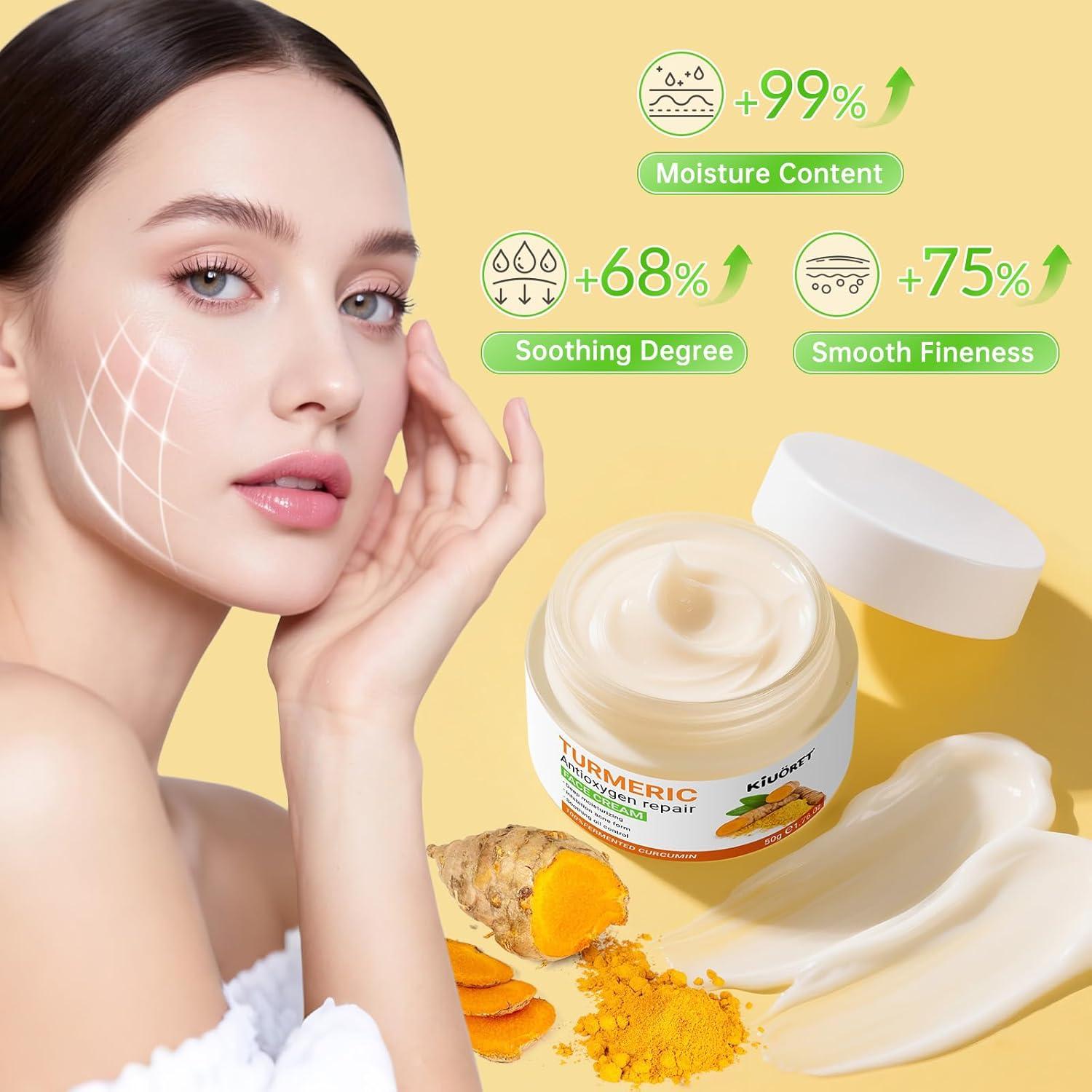 Juego de Cuidado de Piel de Cúrcuma KIUORET - 11 Piezas