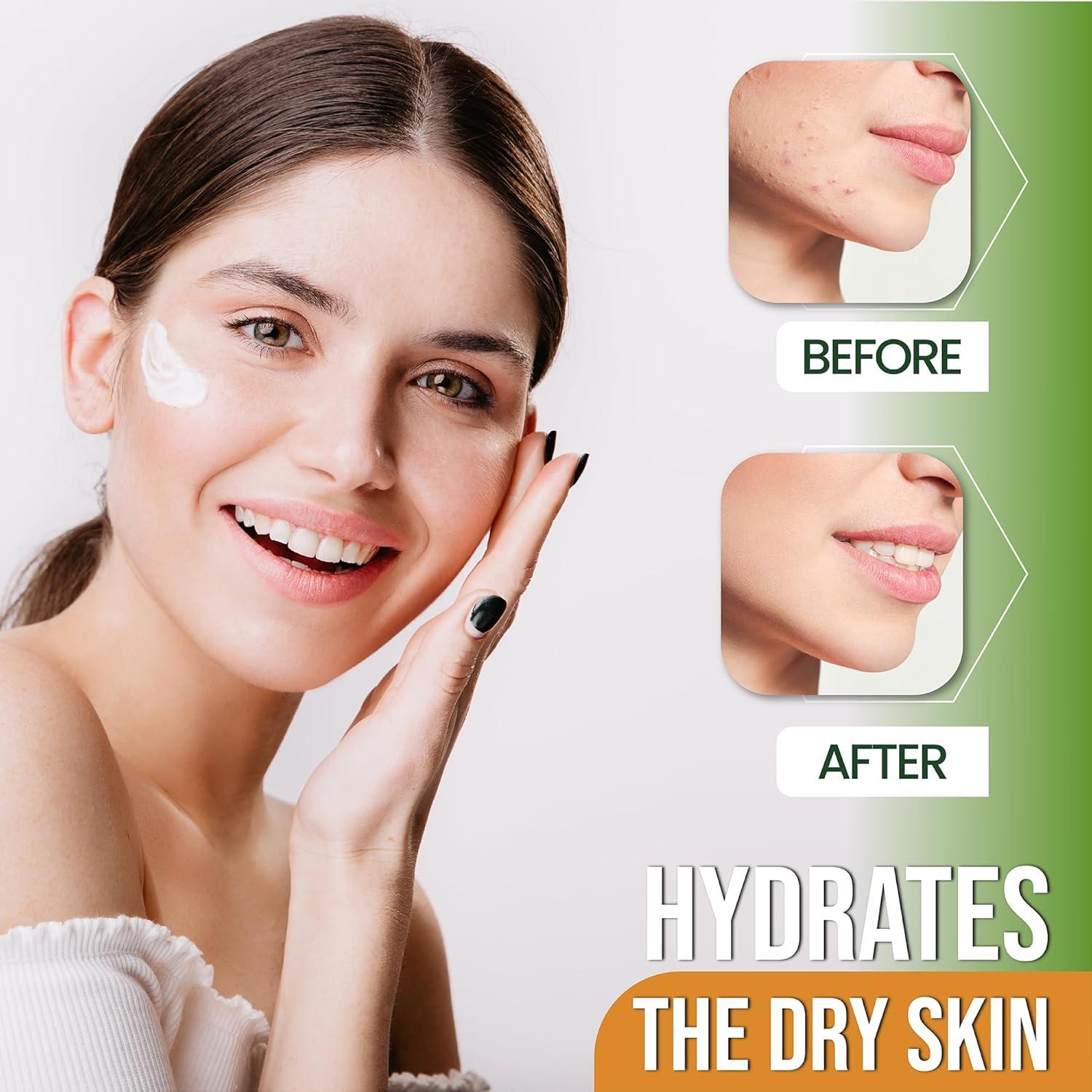 Crema Facial Natural AMVital con Cúrcuma - Hidratante Suave 150g