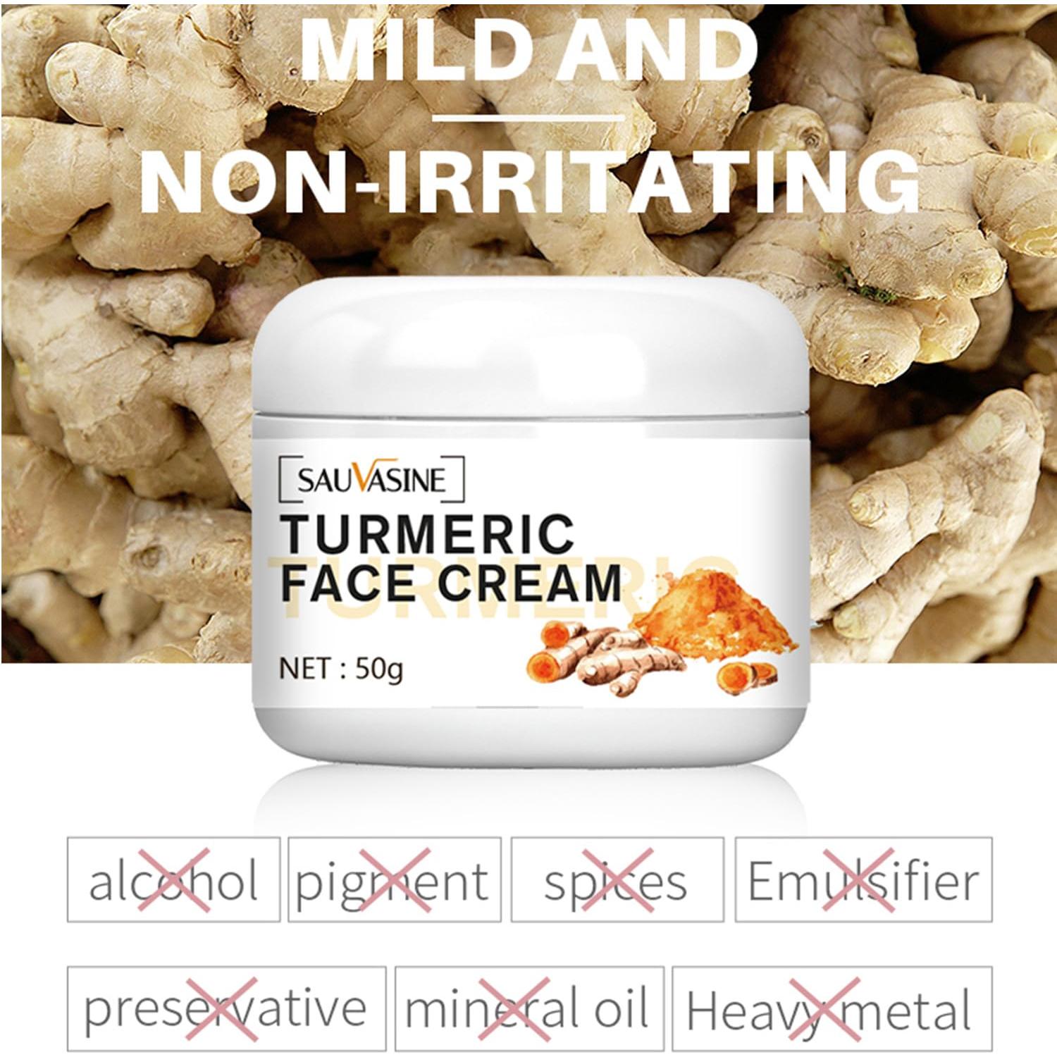 Crema Facial de Cúrcuma Paminify 50g - Hidratante Antienvejecimiento