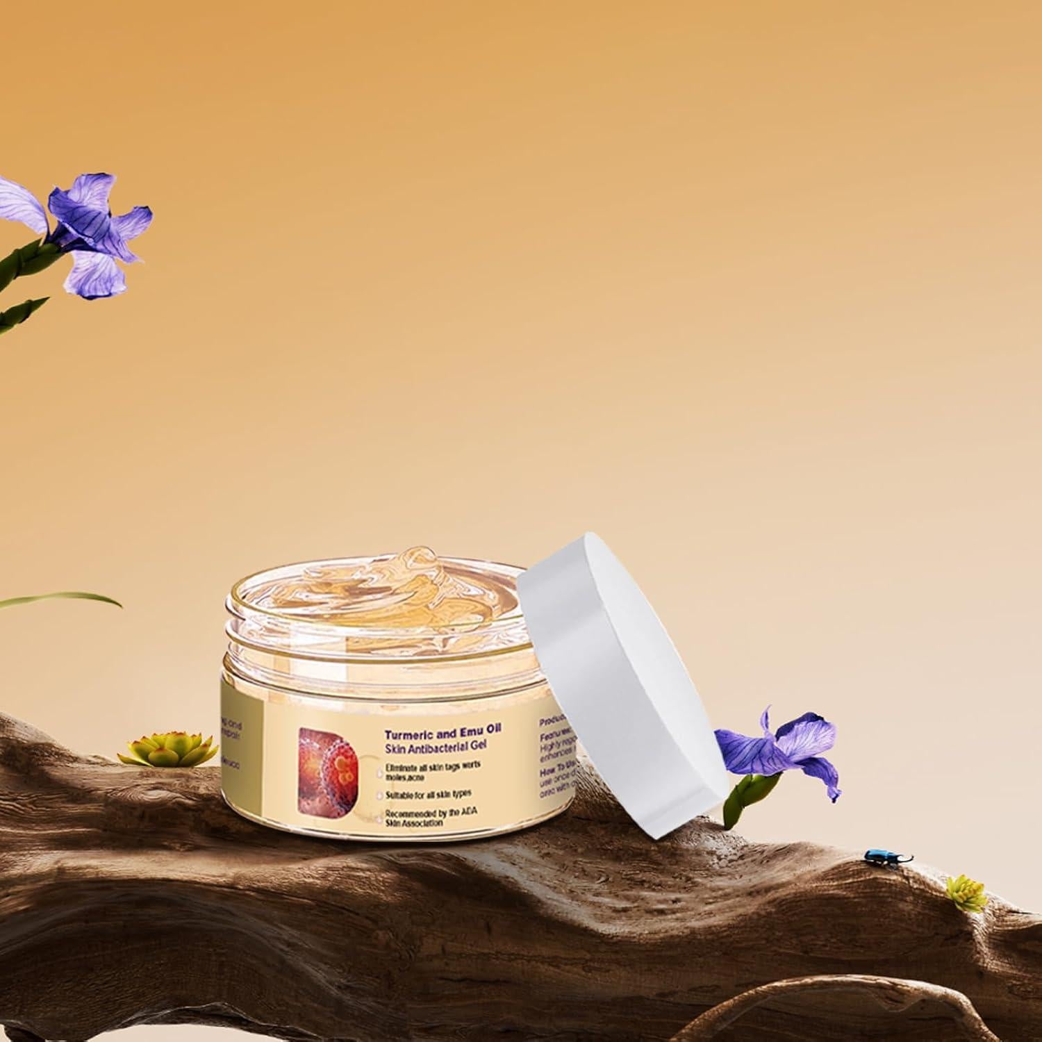 Gel de Cuidado de Piel Rubeonly con Aceite de Emú y Cúrcuma 50g