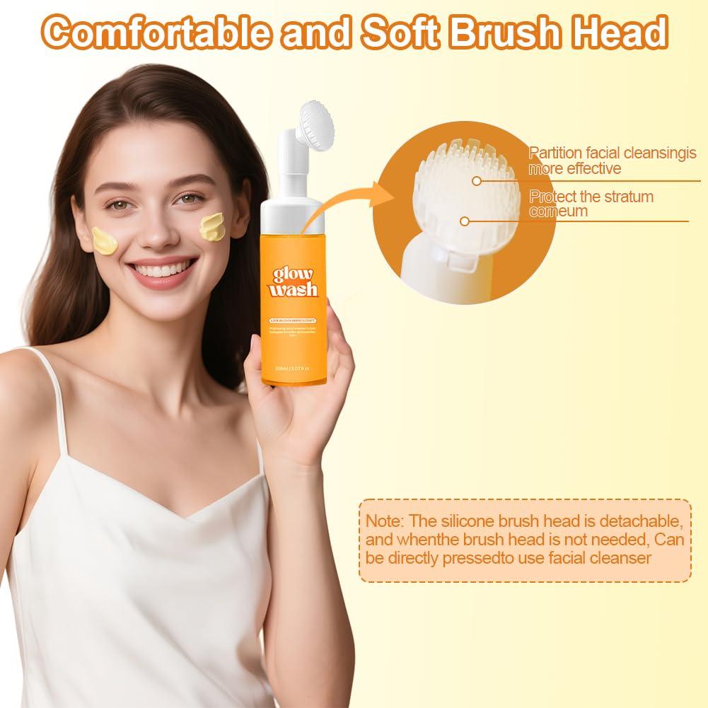 Set de Limpieza Facial SEILETOO: Lavado de Cúrcuma + 60 Almohadillas