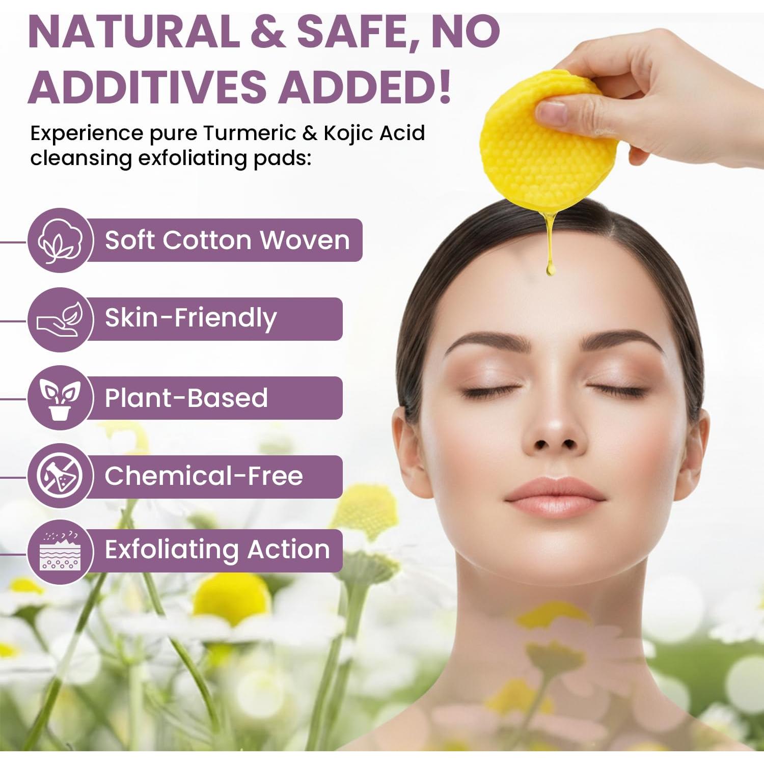 Toallitas Limpiadoras Kójiico y Cúrcuma 30 Unidades - Nutritivas