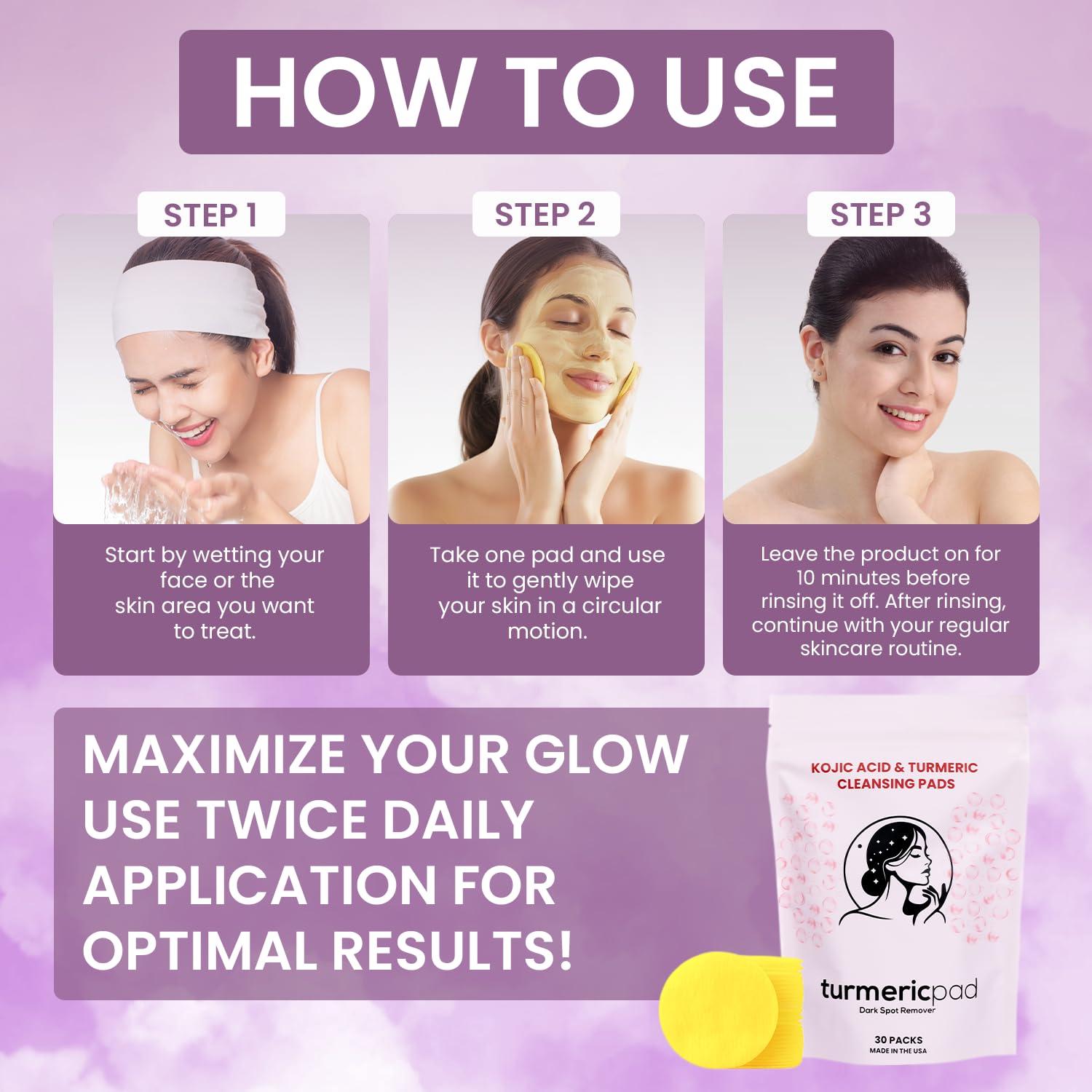 Toallitas Limpiadoras Kójiico y Cúrcuma 30 Unidades - Nutritivas