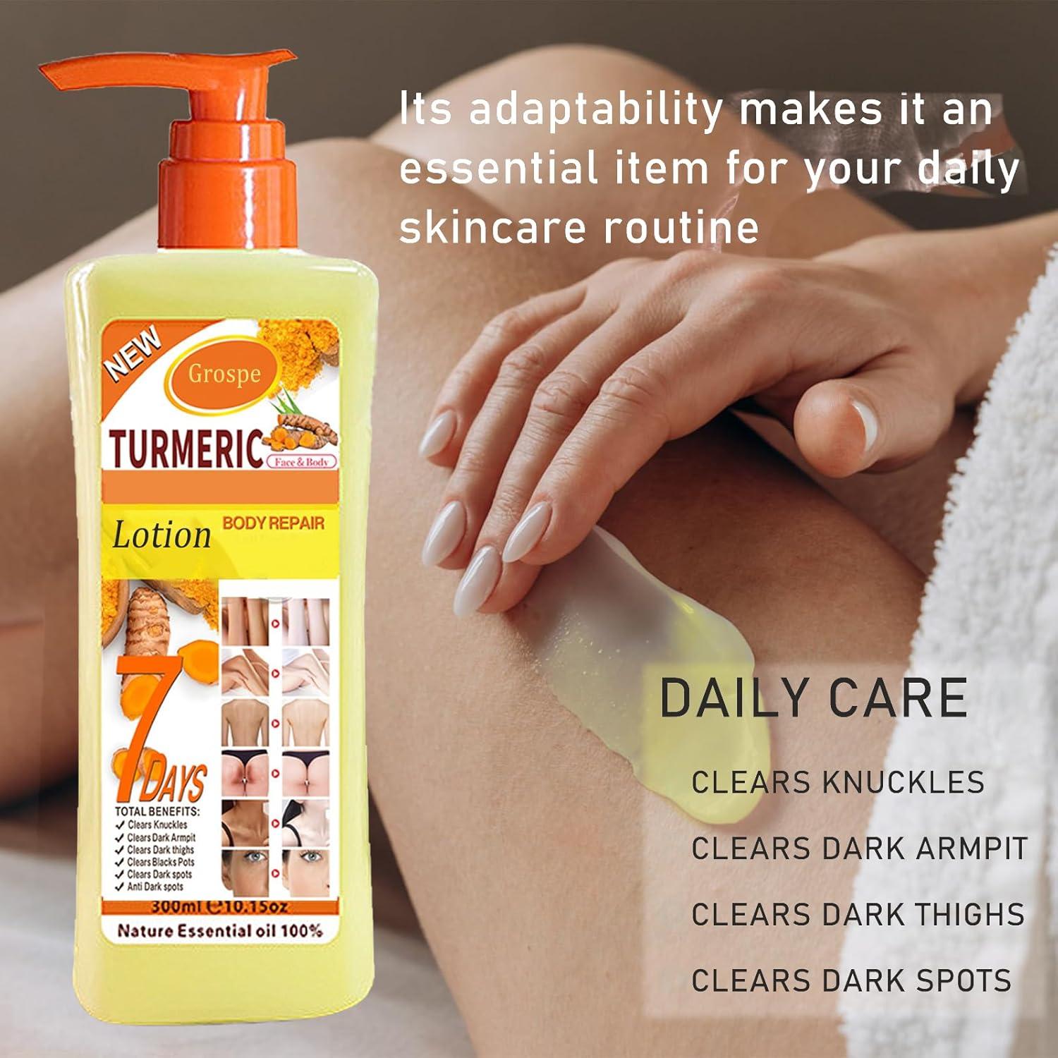 Loción Corporal Hidratante de Aceite de Cúrcuma HWM 295 ml