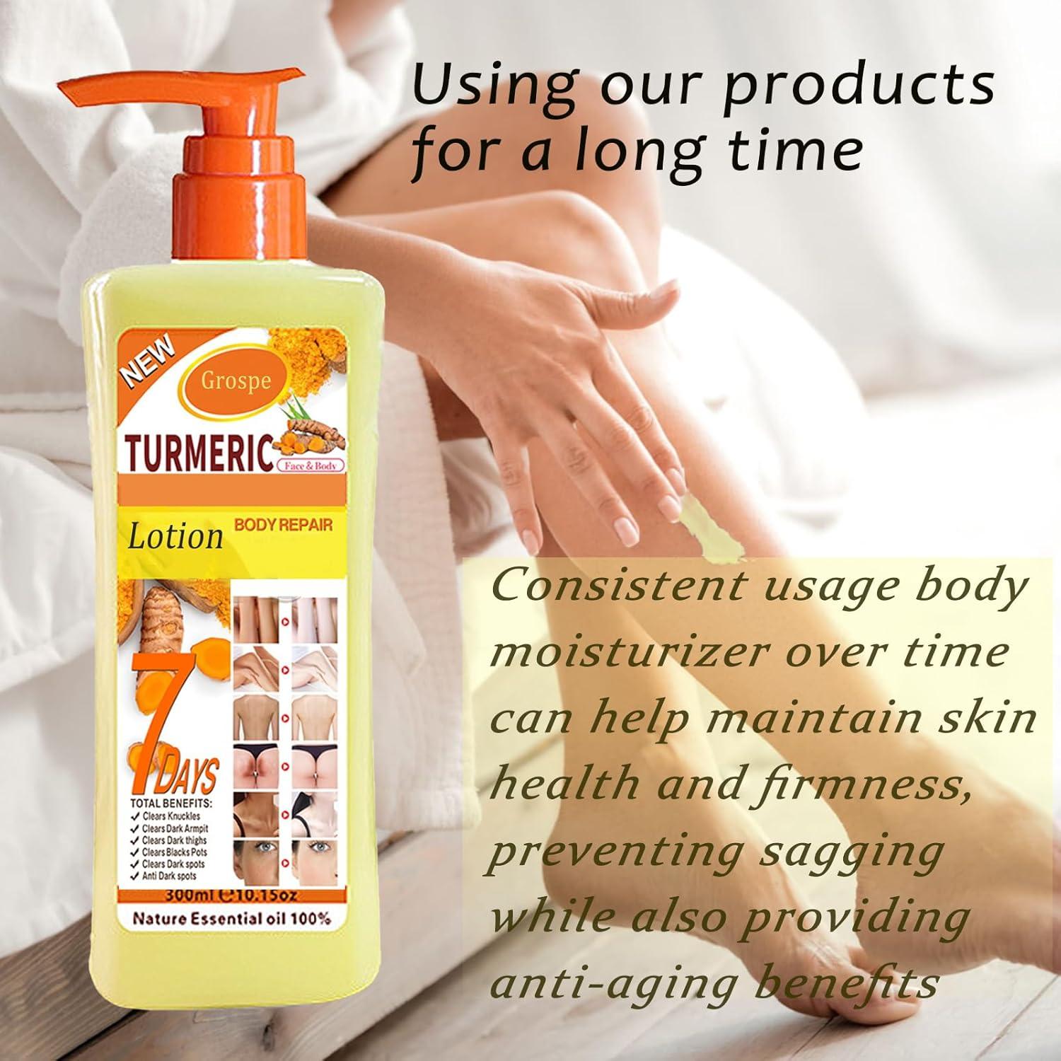 Loción Corporal Hidratante de Aceite de Cúrcuma HWM 295 ml