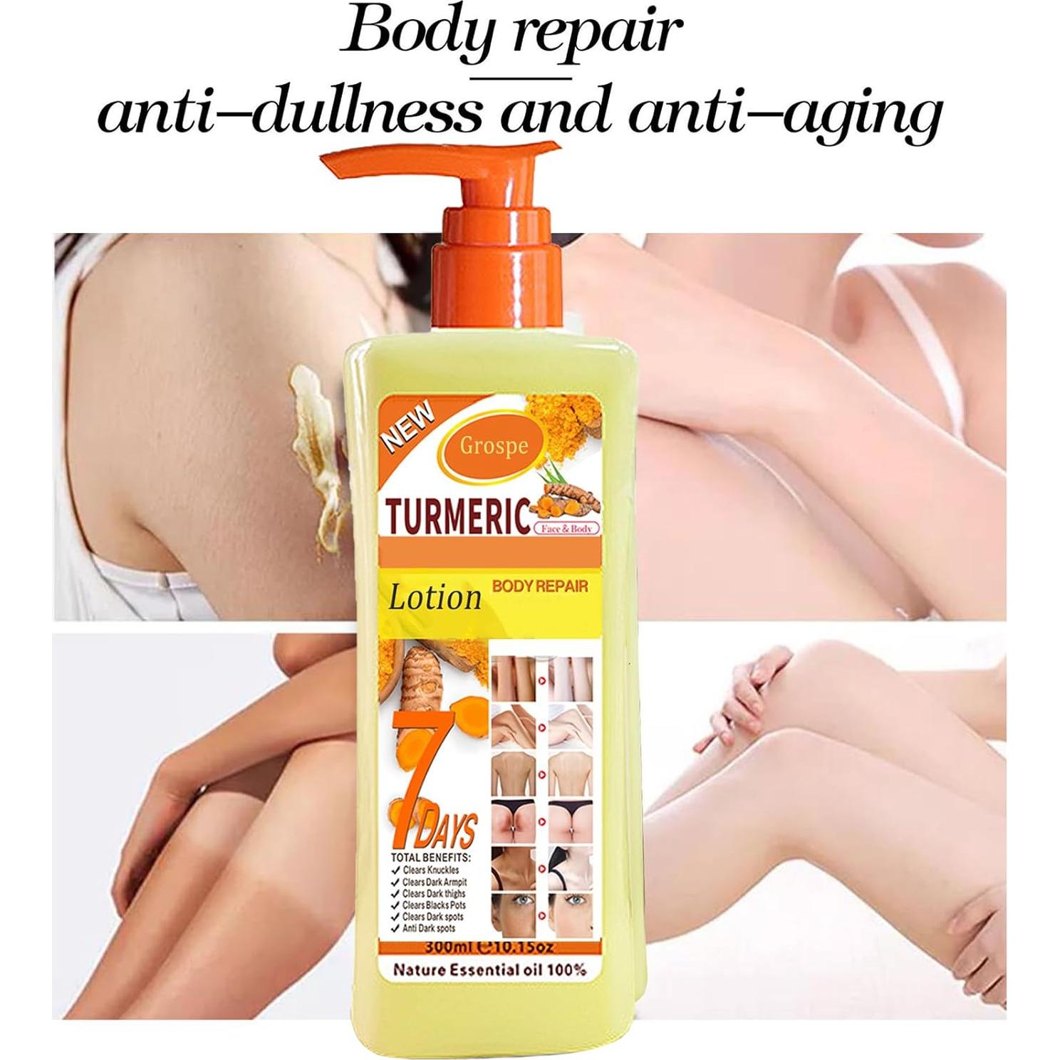 Loción Corporal Hidratante de Aceite de Cúrcuma HWM 295 ml