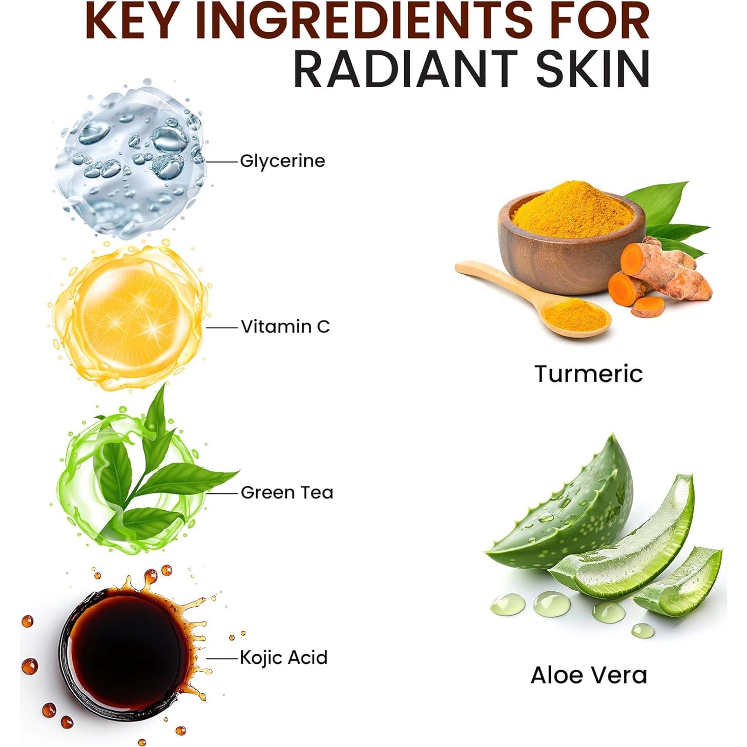 Almohadillas Limpiadoras Live Healthy Ácido Kojico y Cúrcuma 30 Unidades