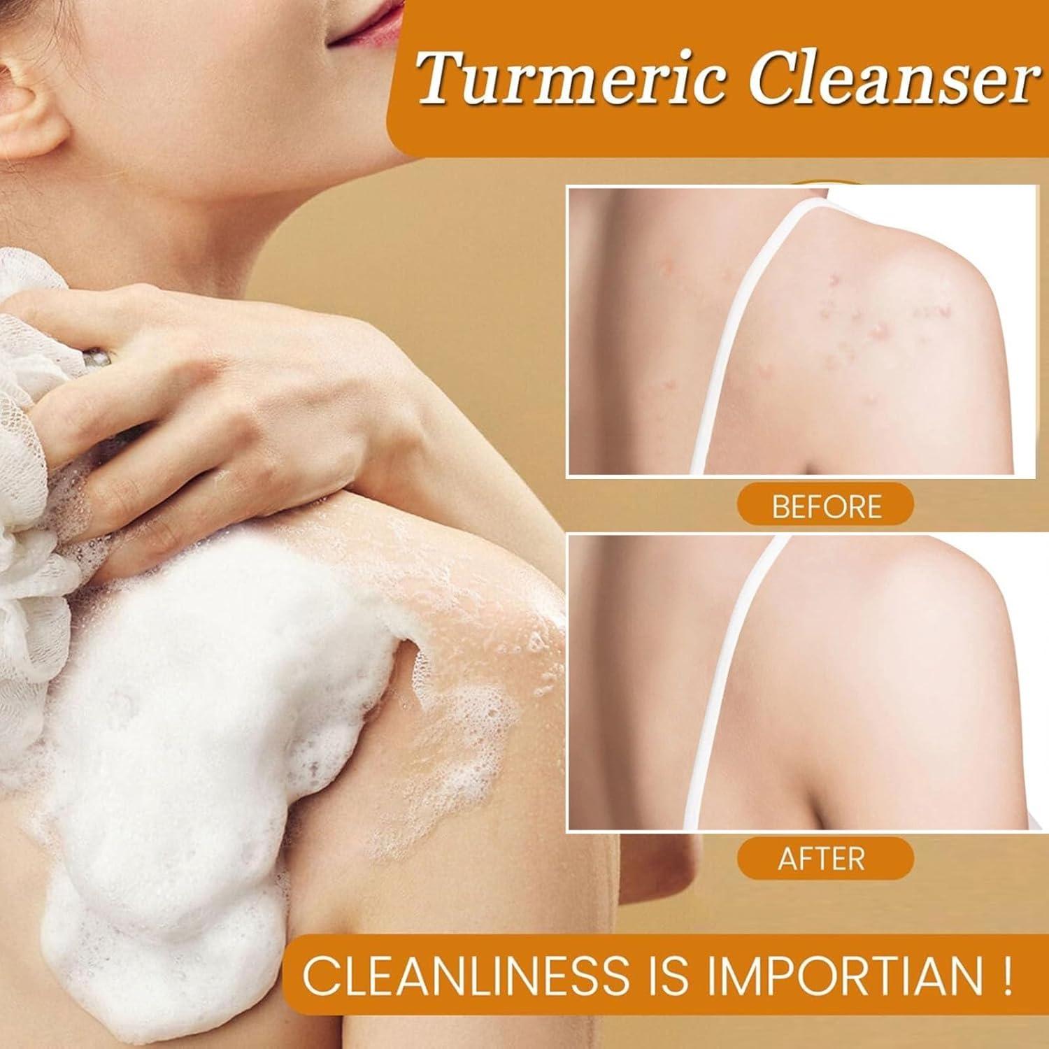 Set de Cuidado Facial y Corporal Zengjishangmao - 4 Piezas de Cúrcuma