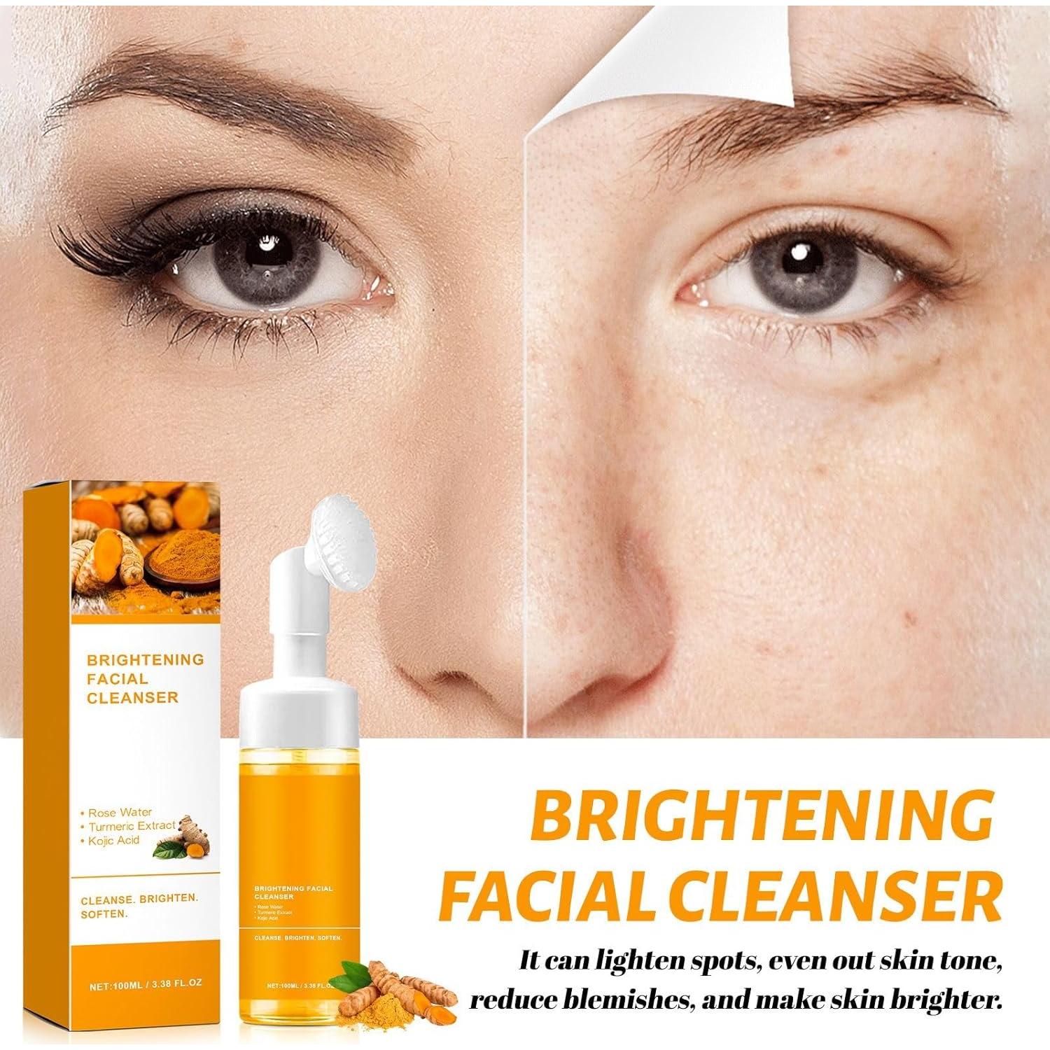 Set de Cuidado Facial y Corporal Zengjishangmao - 4 Piezas de Cúrcuma