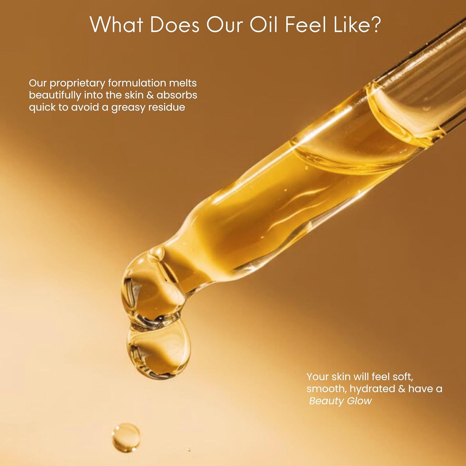 Aceite Facial Orgánico Belleza Brillante 30ml Cúrcuma Vitamina C