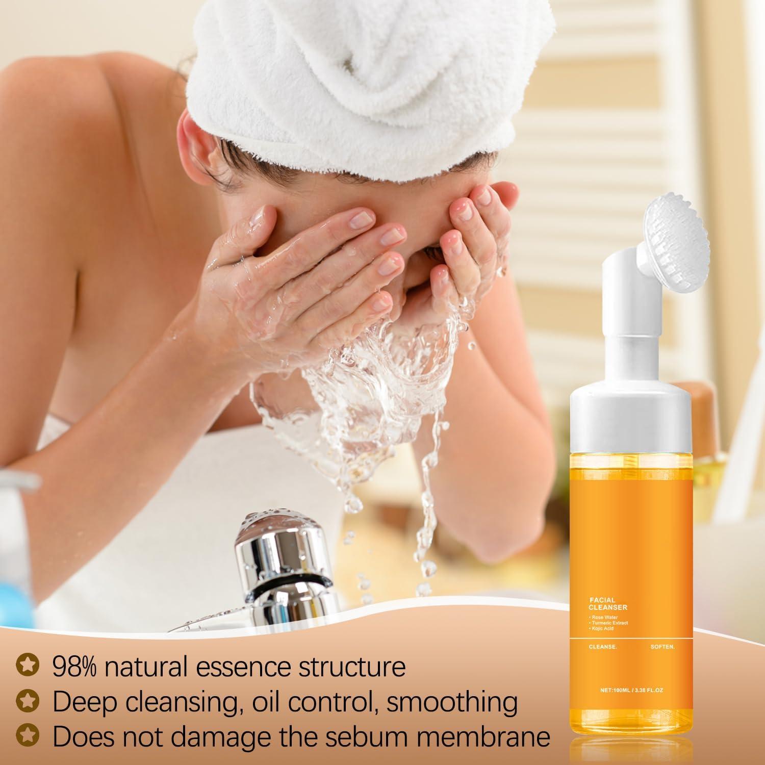 Limpiador Facial de Cúrcuma Natural 100 ml - Todo Tipo de Piel