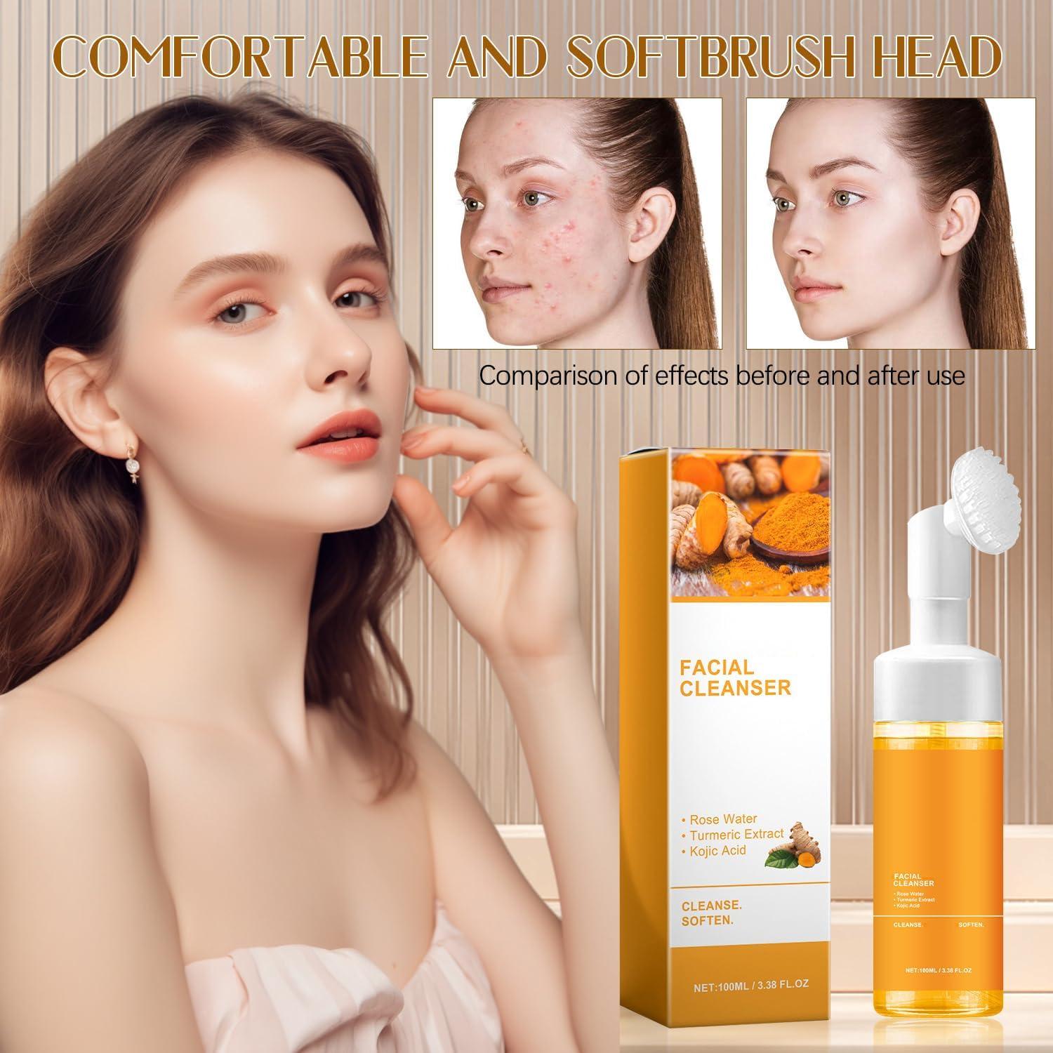 Limpiador Facial de Cúrcuma Natural 100 ml - Todo Tipo de Piel