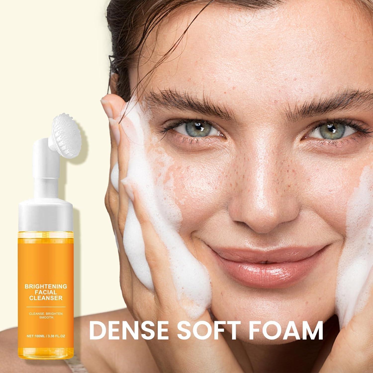 Limpiador Facial Espumoso JAYSUING de Cúrcuma - 2 Piezas