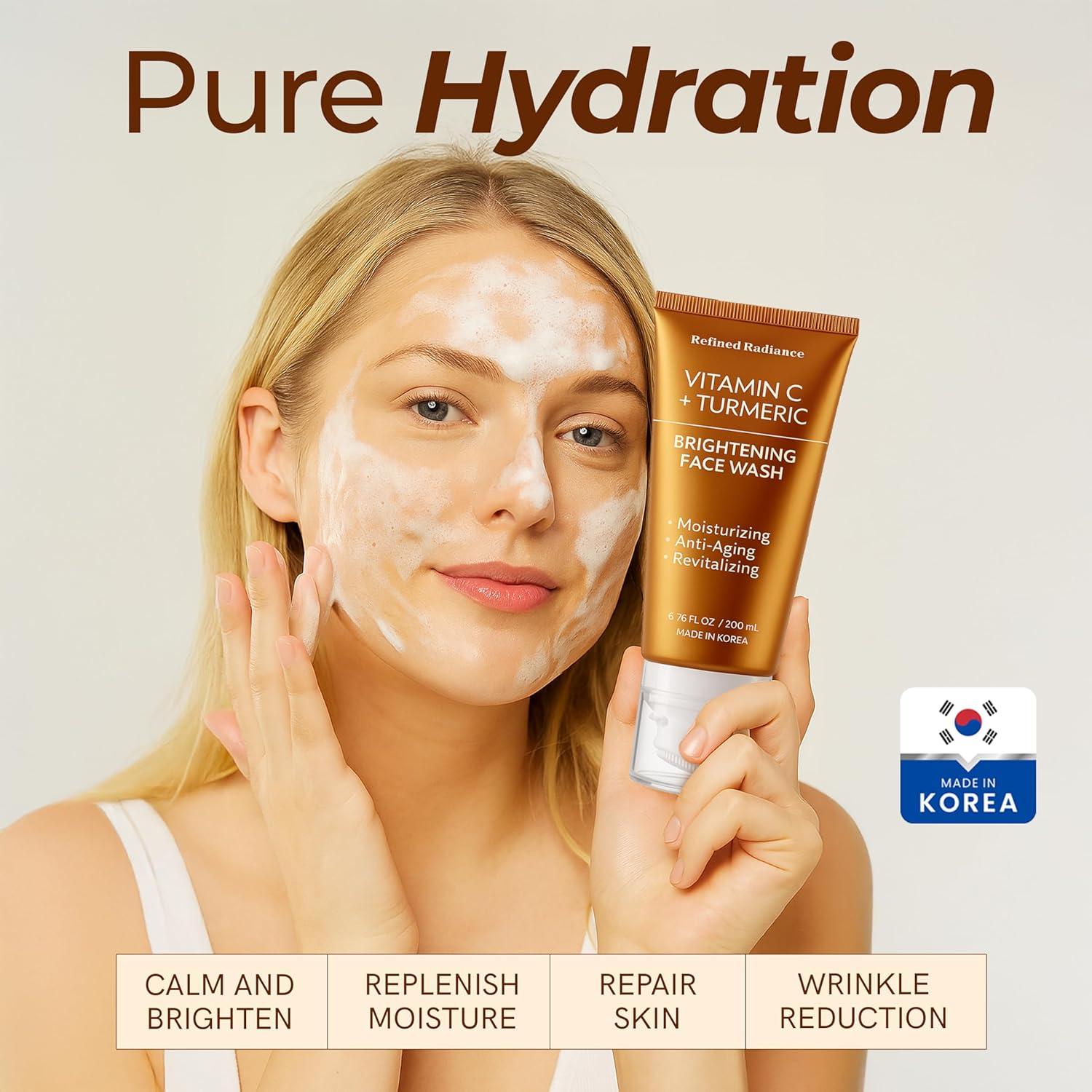 Limpiador Facial Vegano Klar & Co 200 ML Vitamina C y Cúrcuma