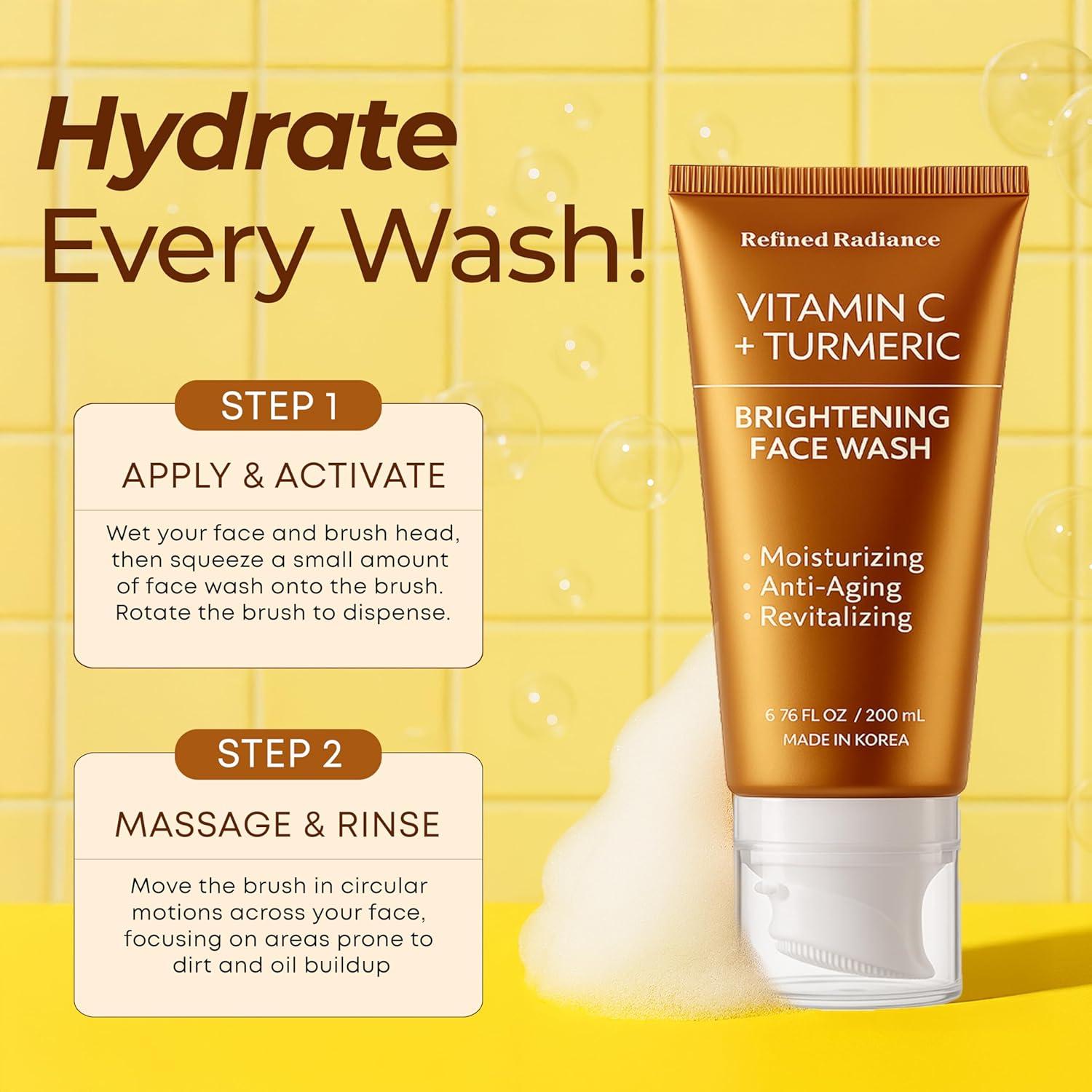 Limpiador Facial Vegano Klar & Co 200 ML Vitamina C y Cúrcuma