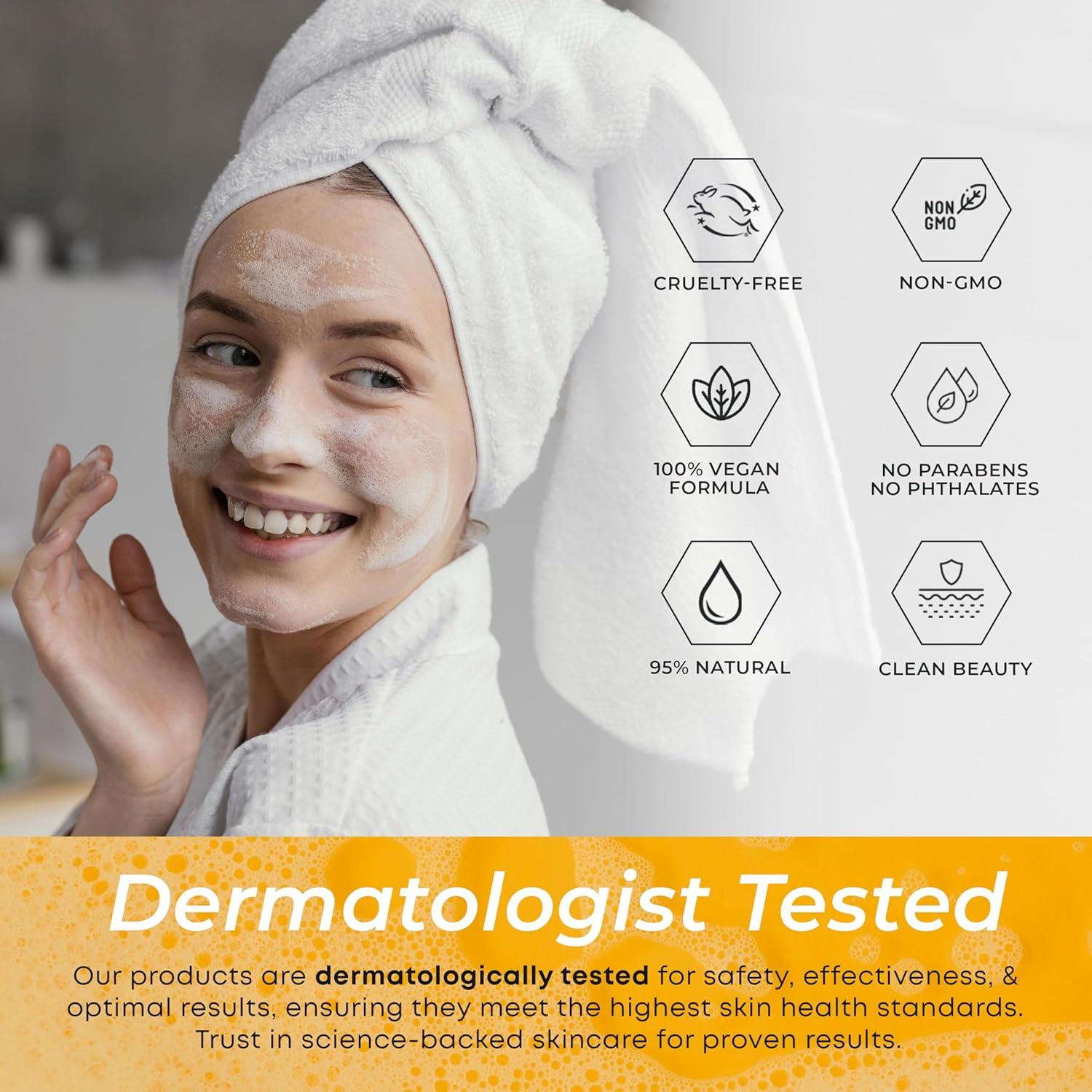 Limpiador Facial Vegano Klar & Co 200 ML Vitamina C y Cúrcuma