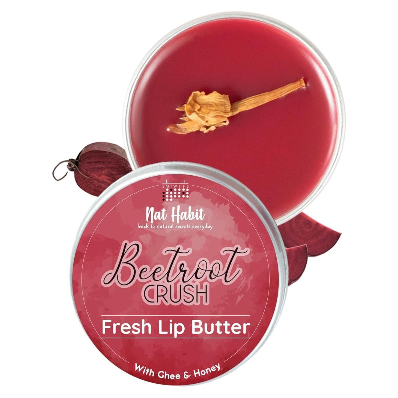 Bálsamo Labial Nat-Habit Beetroot Crush 20g Hidratante Natural