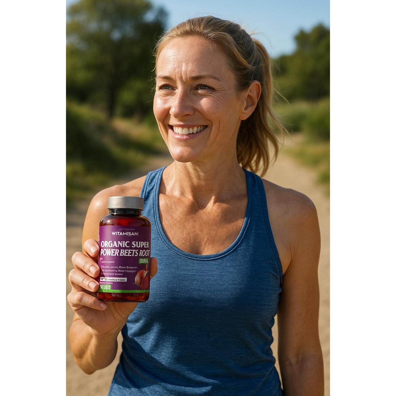 VITAMISAN Polvo Super Orgánico de Remolacha 8000mg - 60 Cápsulas