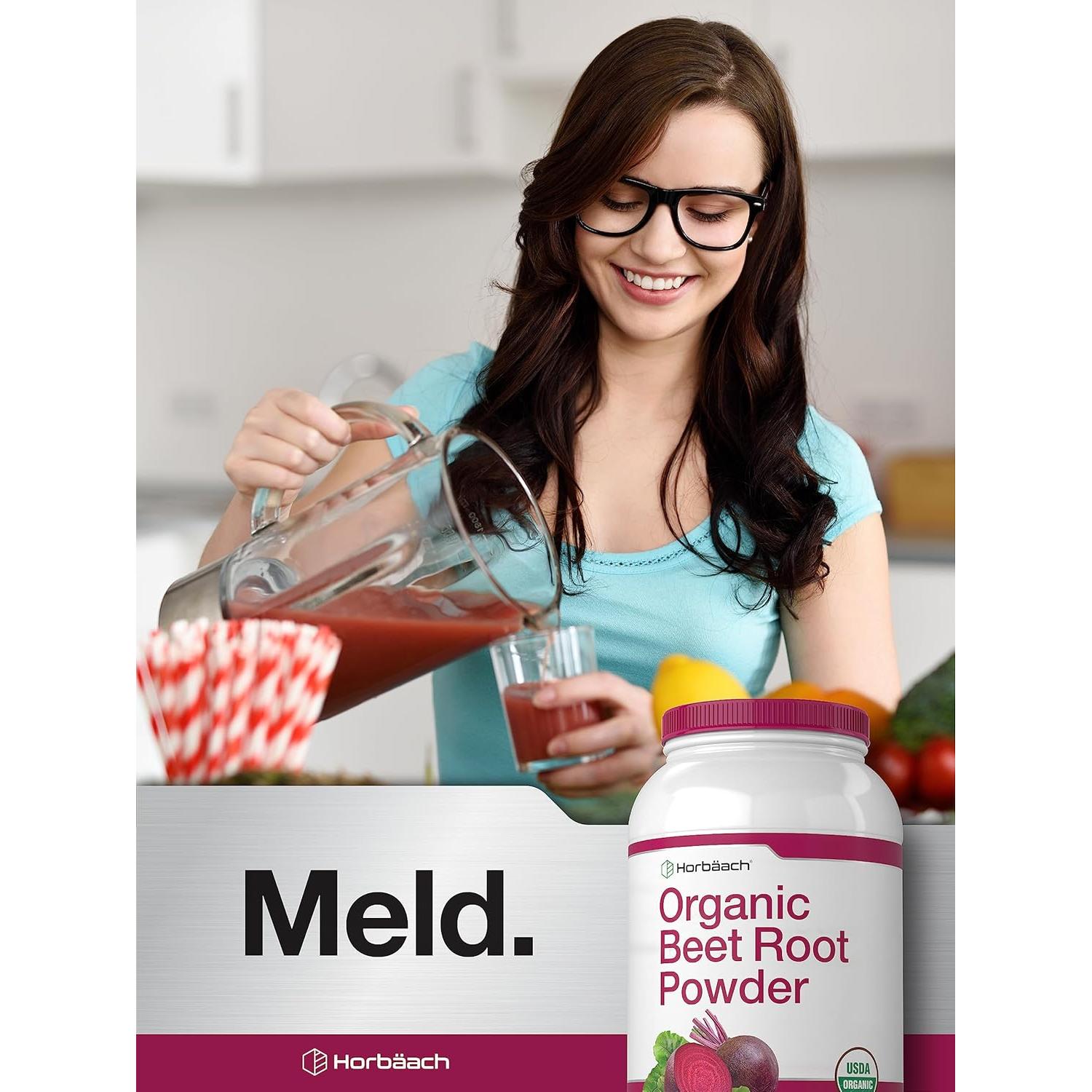 Polvo de Raíz de Remolacha Orgánica Horbaach 1.36 kg Vegano