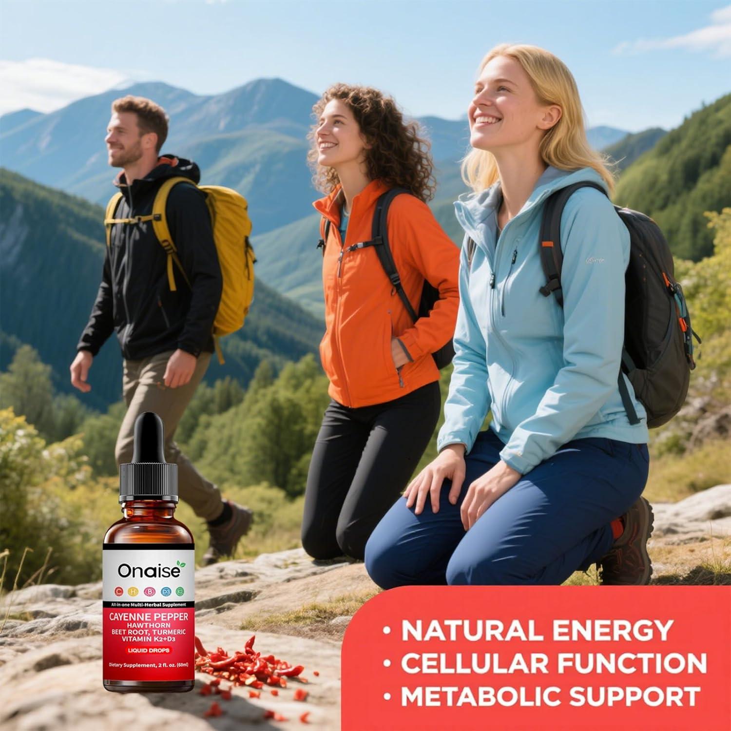 Gotas de Pimiento de Cayena ZEROBREATH 60ml - Suplemento Vegano