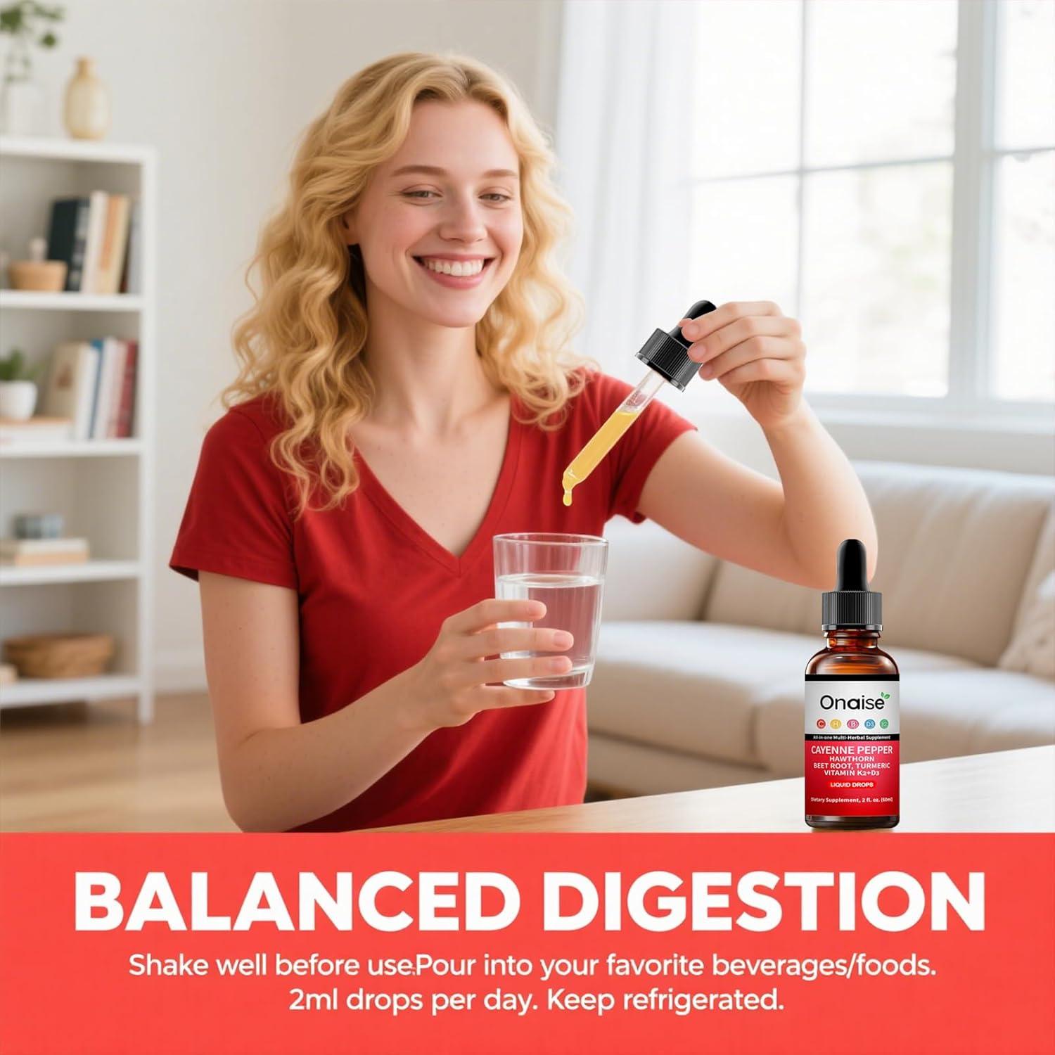 Gotas de Pimiento de Cayena ZEROBREATH 60ml - Suplemento Vegano