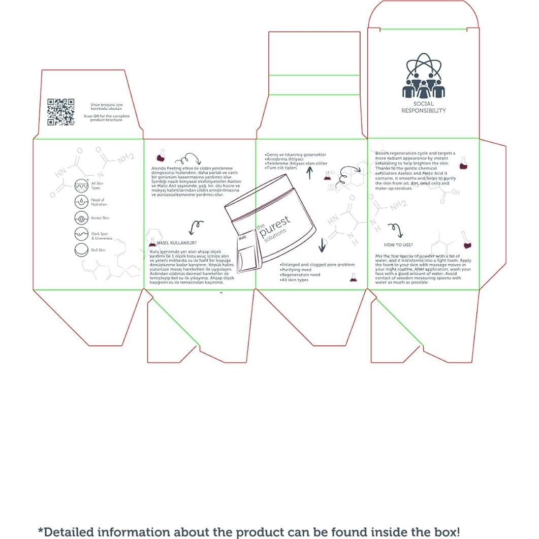 Polvo Exfoliante de Enzimas de Fruta The Purest Solutions 55g
