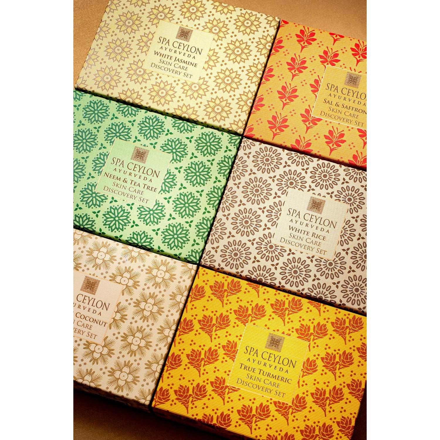 Set de Cuidado Facial Orgánico Coco Virgen 5 Piezas - Spa Ceylon