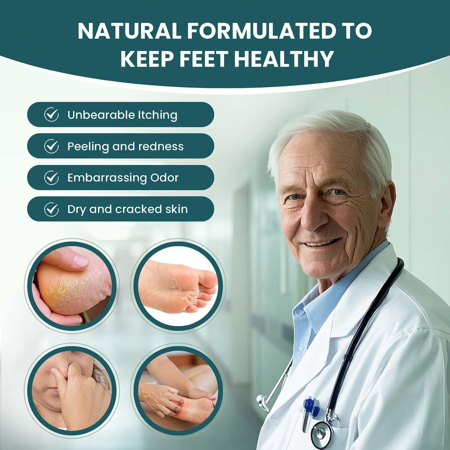 Kit de Cuidado de Pies Aifufand 3 Piezas - Spray Jengibre, Removedor Callos, Crema Hidratante