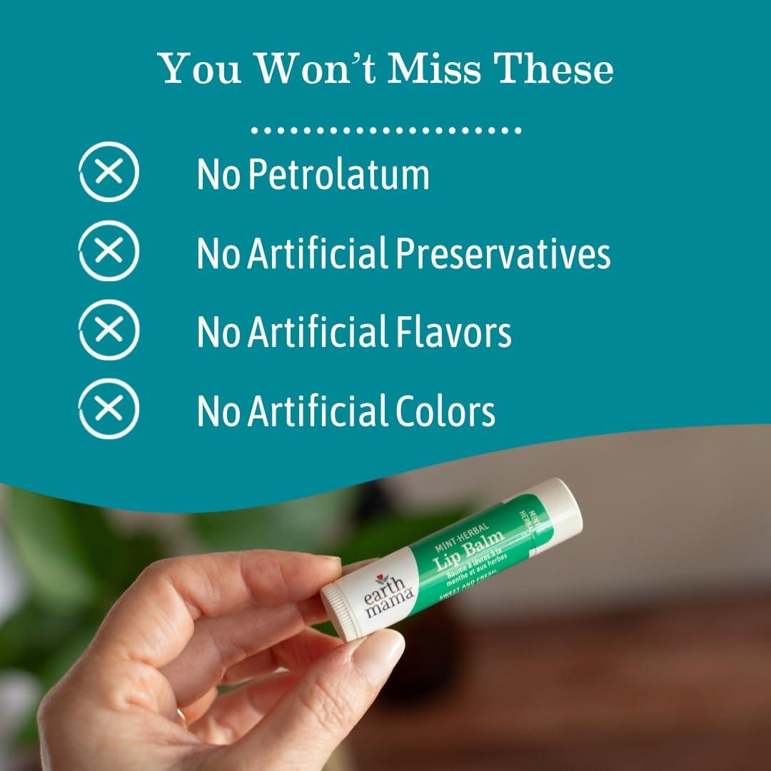 Bálsamo Labial Earth Mama Naranja Jengibre 4-Pack Hidratante