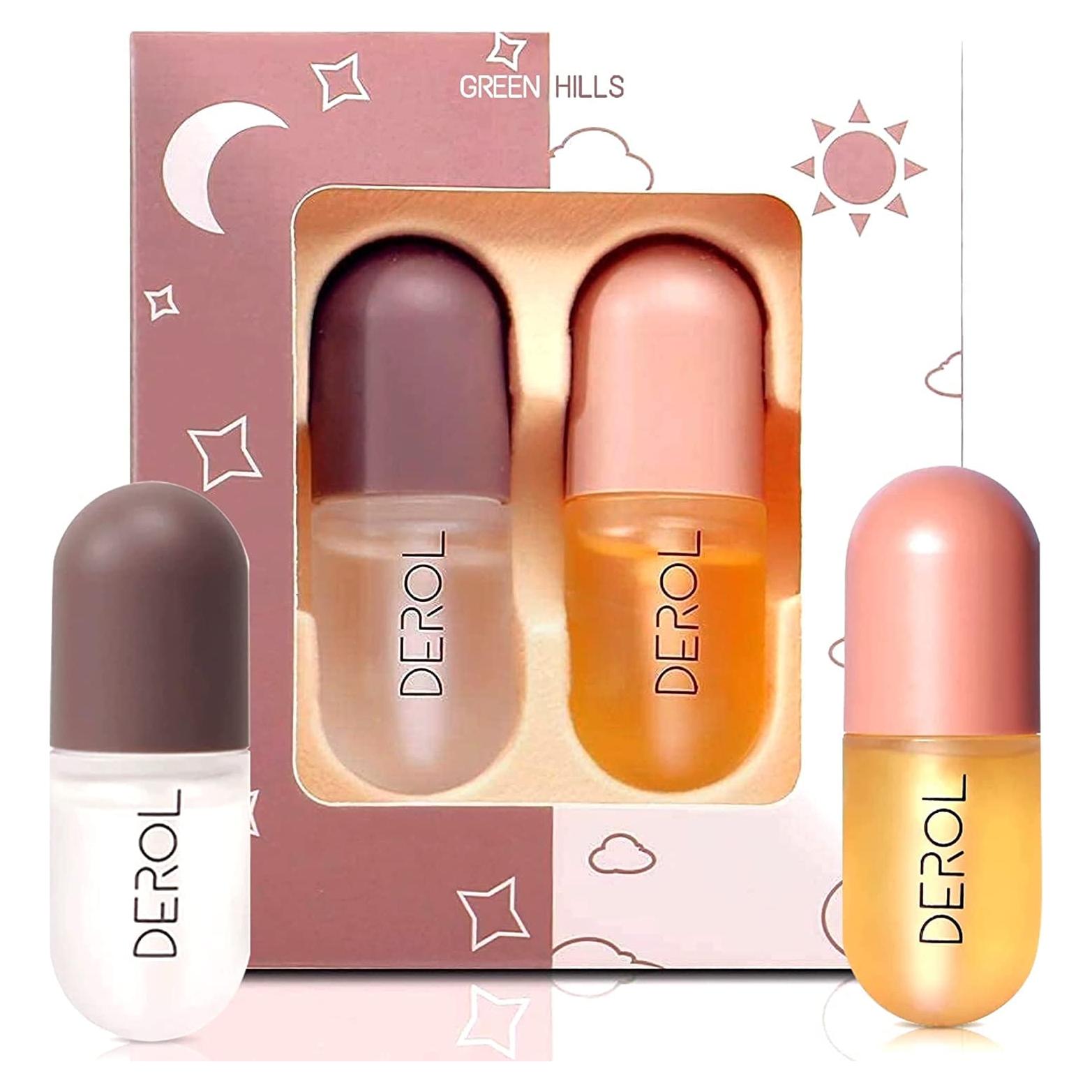 Set de Aumento de Labios Green Hills - Suero Día y Noche