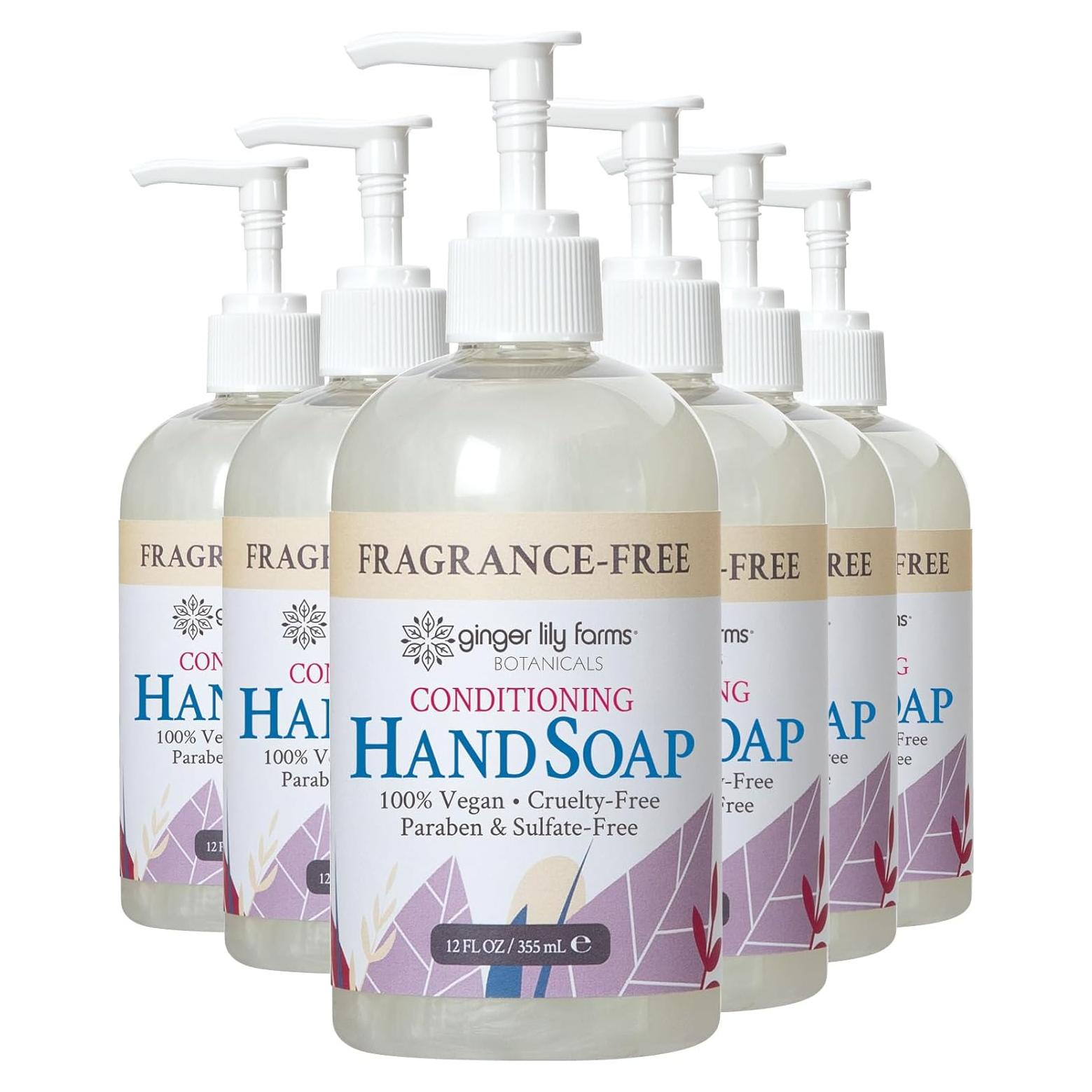 Jabón Líquido de Manos Multiusos Ginger Lily Farms 12 oz x 6