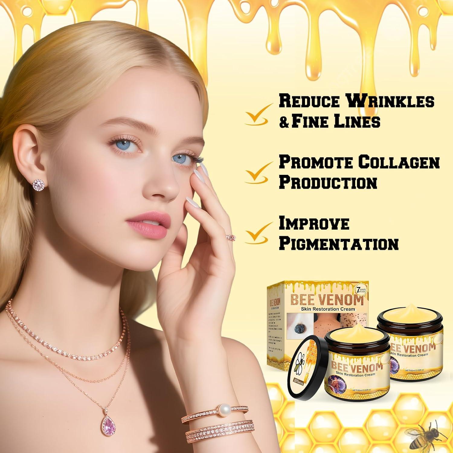 Crema de Restauración de Piel VOYOCUGE con Veneno de Abeja 2PCS